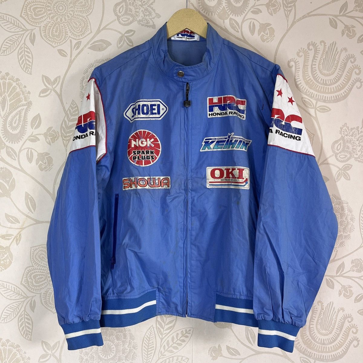 Honda × Vintage Vintage 1980s Honda Racing Shoei NGK Jacket Size US M / EU 48-50 / 2 - 24 Thumbnail