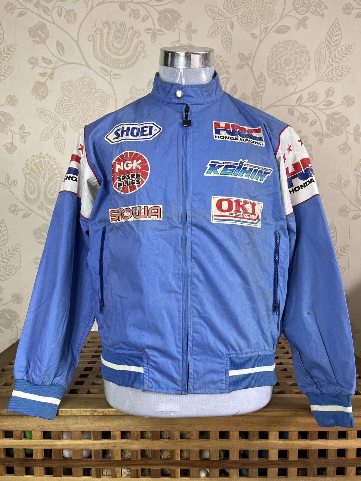 Honda × Vintage Vintage 1980s Honda Racing Shoei NGK Jacket Size US M / EU 48-50 / 2 - 2 Thumbnail