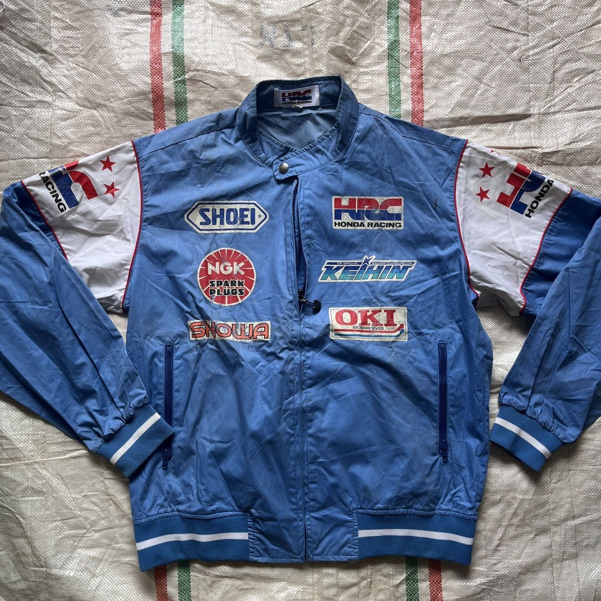 Honda × Vintage Vintage 1980s Honda Racing Shoei NGK Jacket Size US M / EU 48-50 / 2 - 22 Thumbnail