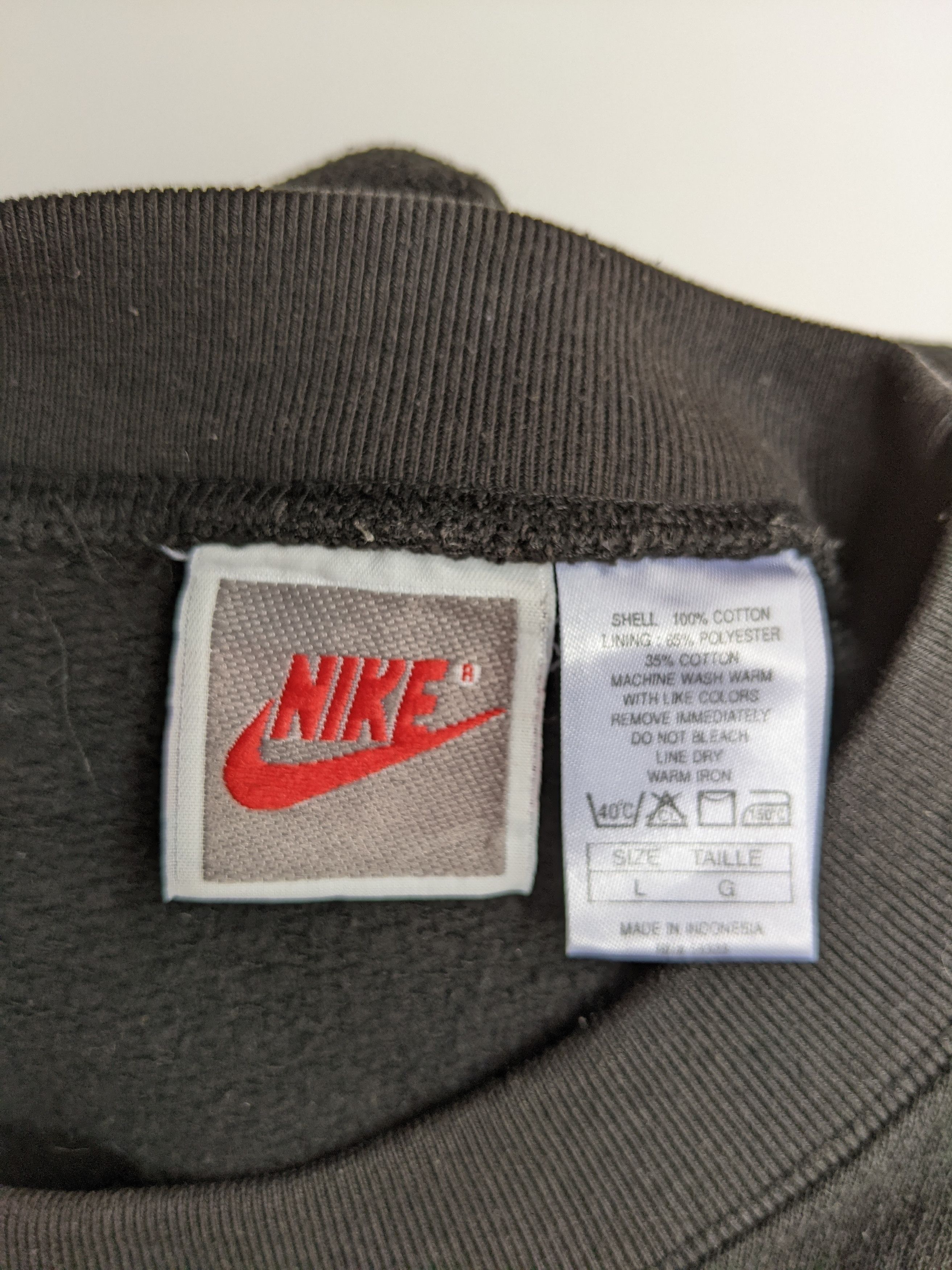 Nike × Vintage Vintage Y2K Nike Embroidery Swoosh Sweatshirt Size US L / EU 52-54 / 3 - 4 Thumbnail