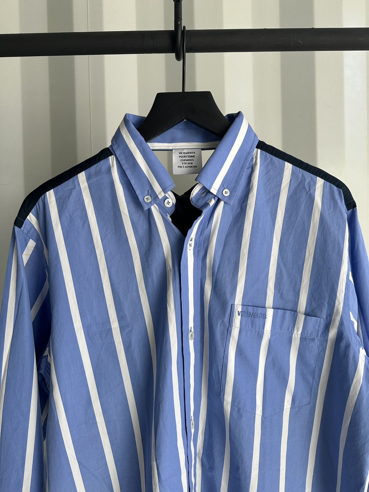 Vetements 2 Sided Button Shirt Size US S / EU 44-46 / 1 - 2 Thumbnail