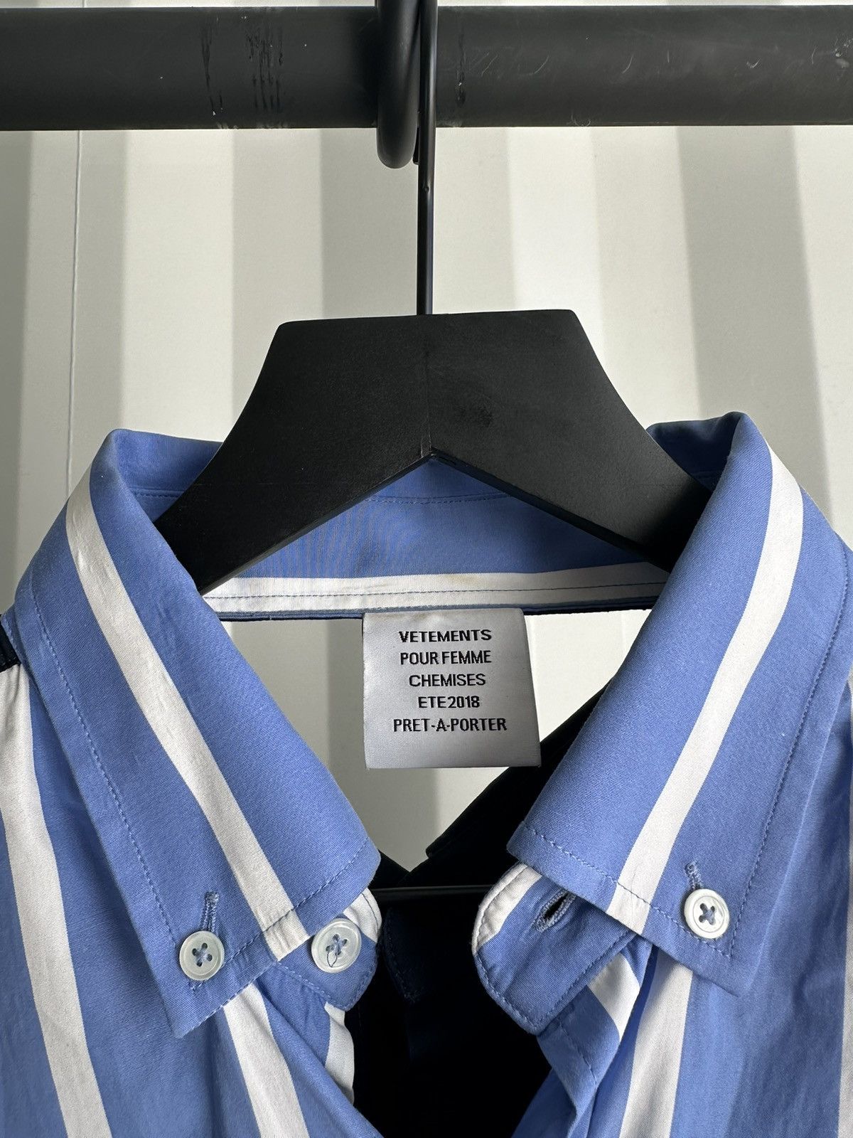 Vetements 2 Sided Button Shirt Size US S / EU 44-46 / 1 - 3 Thumbnail