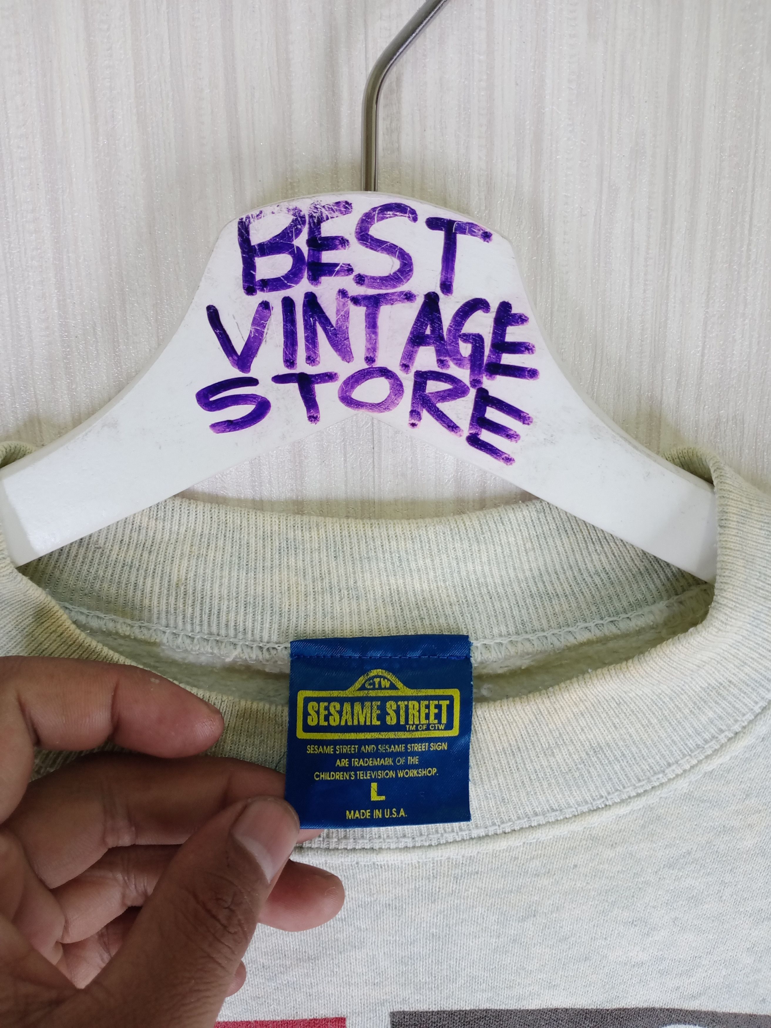 Cartoon Network Vintage 90s SESAME STREET Sweatshirt Size US M / EU 48-50 / 2 - 4 Thumbnail