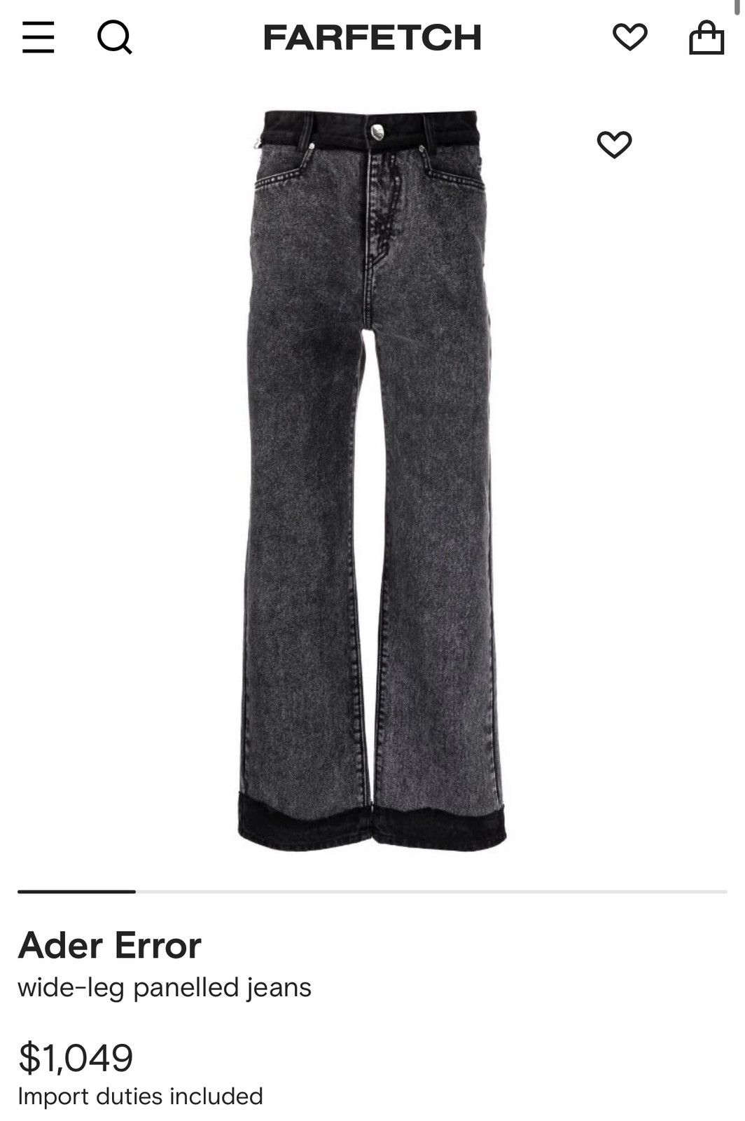 【 ADERERROR 】★Fendig jeans Ader Error jeans for Women | SSENSE