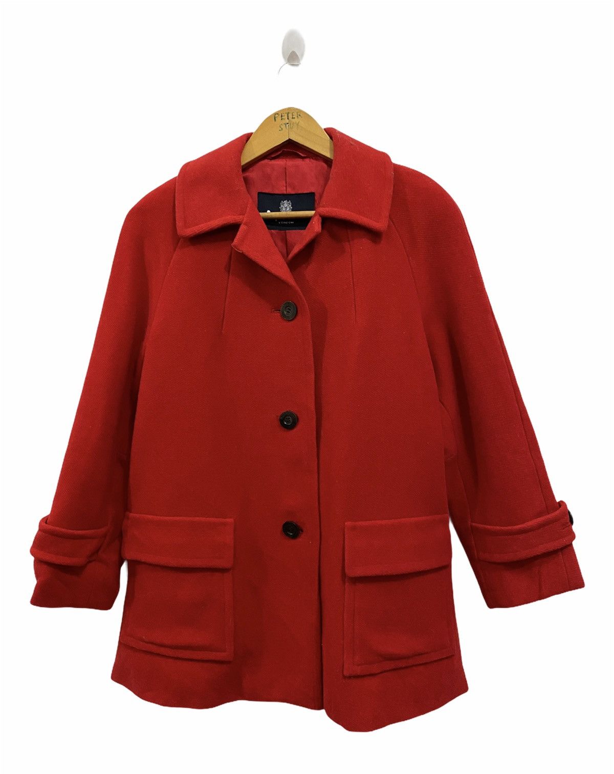 image of Aquascutum London Style Jacket in Red, Men's (Size Medium)
