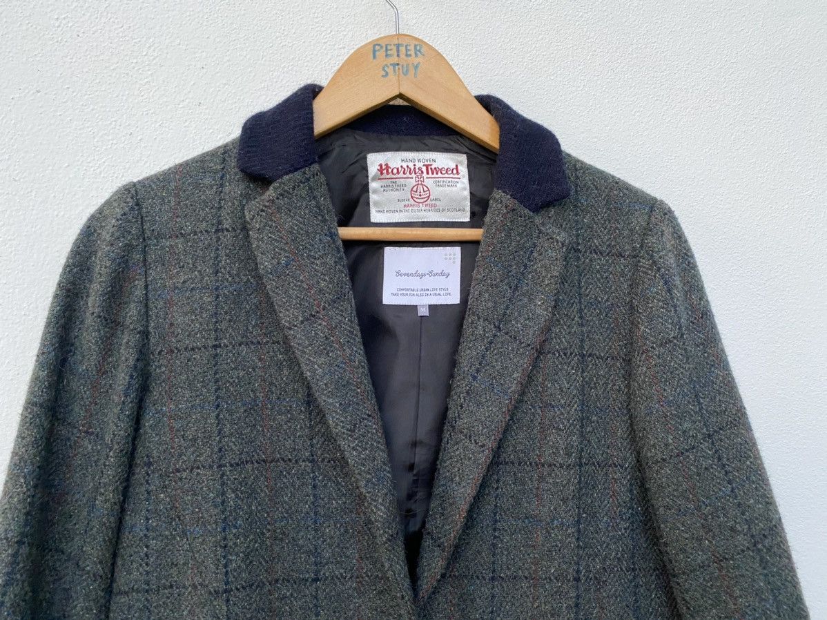 Designer × Harris Tweed 🔥HARRIS TWEED x SEVENDAY SUNDAY WOOL JACKET Size US M / EU 48-50 / 2 - 2 Thumbnail