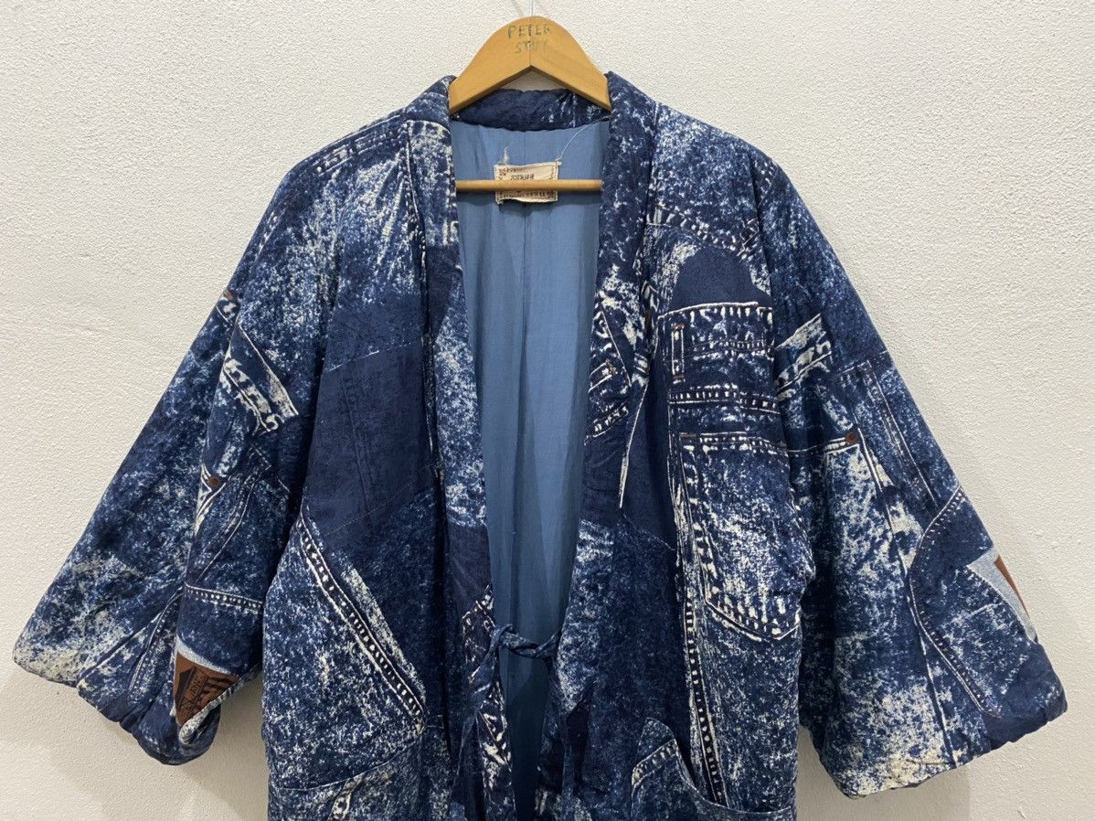 Denime × Japanese Brand 🔥DENIME PRINTED STYLE KOMONO JACKET BY KUWANO Size US L / EU 52-54 / 3 - 4 Thumbnail