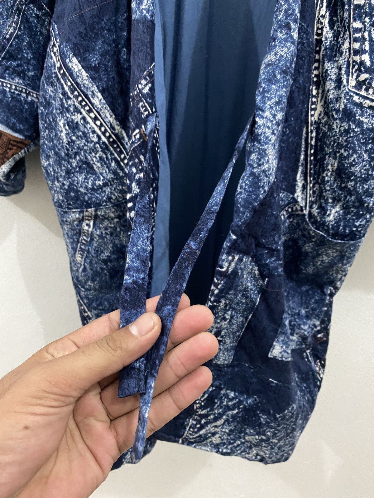 Denime × Japanese Brand 🔥DENIME PRINTED STYLE KOMONO JACKET BY KUWANO Size US L / EU 52-54 / 3 - 6 Thumbnail
