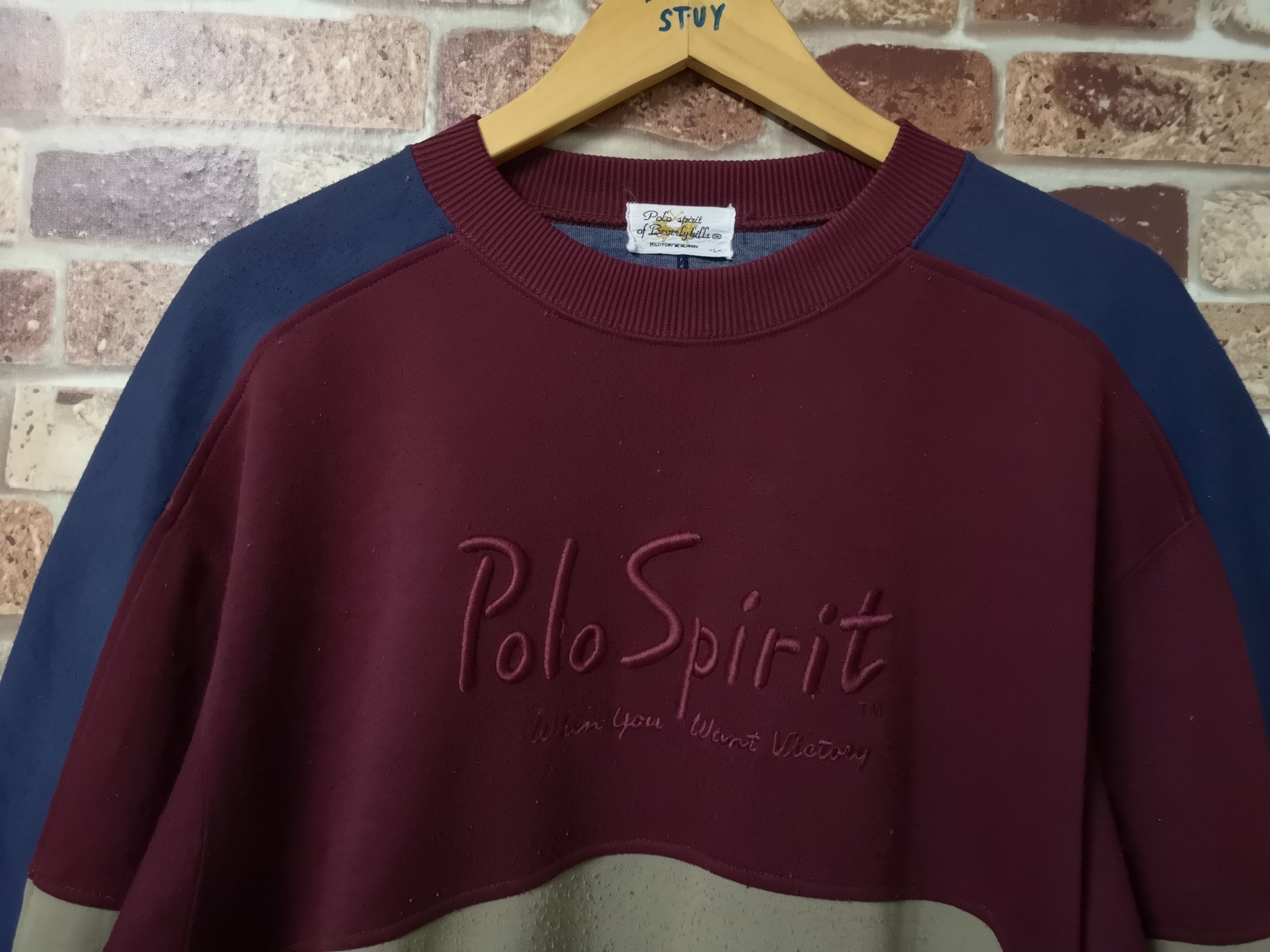 Beverly Hills Polo Club × Vintage Nice Design Polo Spirit Size US L / EU 52-54 / 3 - 3 Thumbnail
