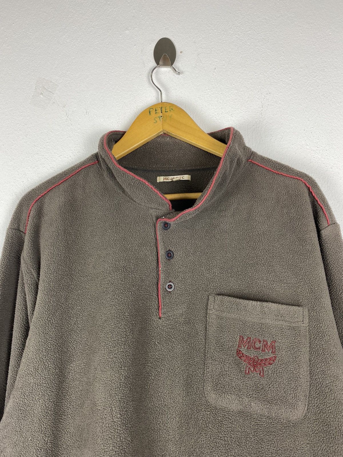 MCM 🔥SALE🔥 MCM OTC FLEECE BUTTON SWEATER Size US L / EU 52-54 / 3 - 4 Thumbnail