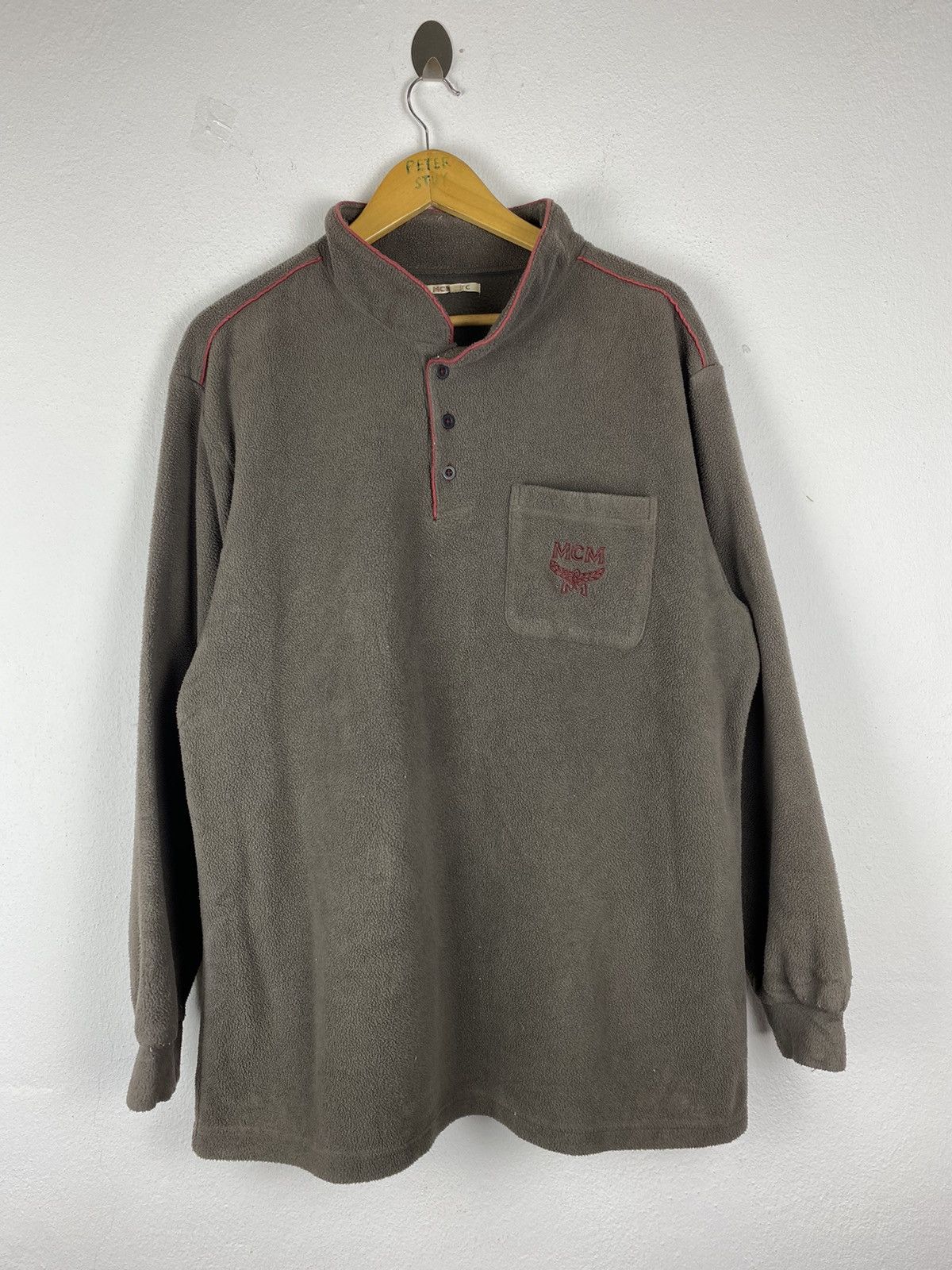 MCM 🔥SALE🔥 MCM OTC FLEECE BUTTON SWEATER Size US L / EU 52-54 / 3 - 2 Thumbnail
