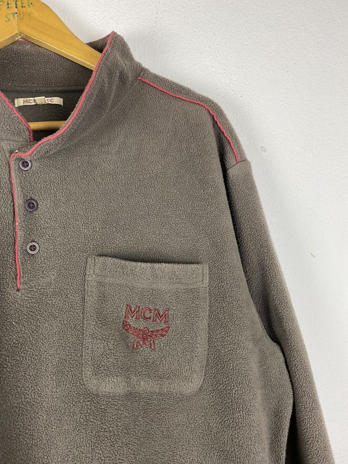MCM 🔥SALE🔥 MCM OTC FLEECE BUTTON SWEATER Size US L / EU 52-54 / 3 - 5 Thumbnail
