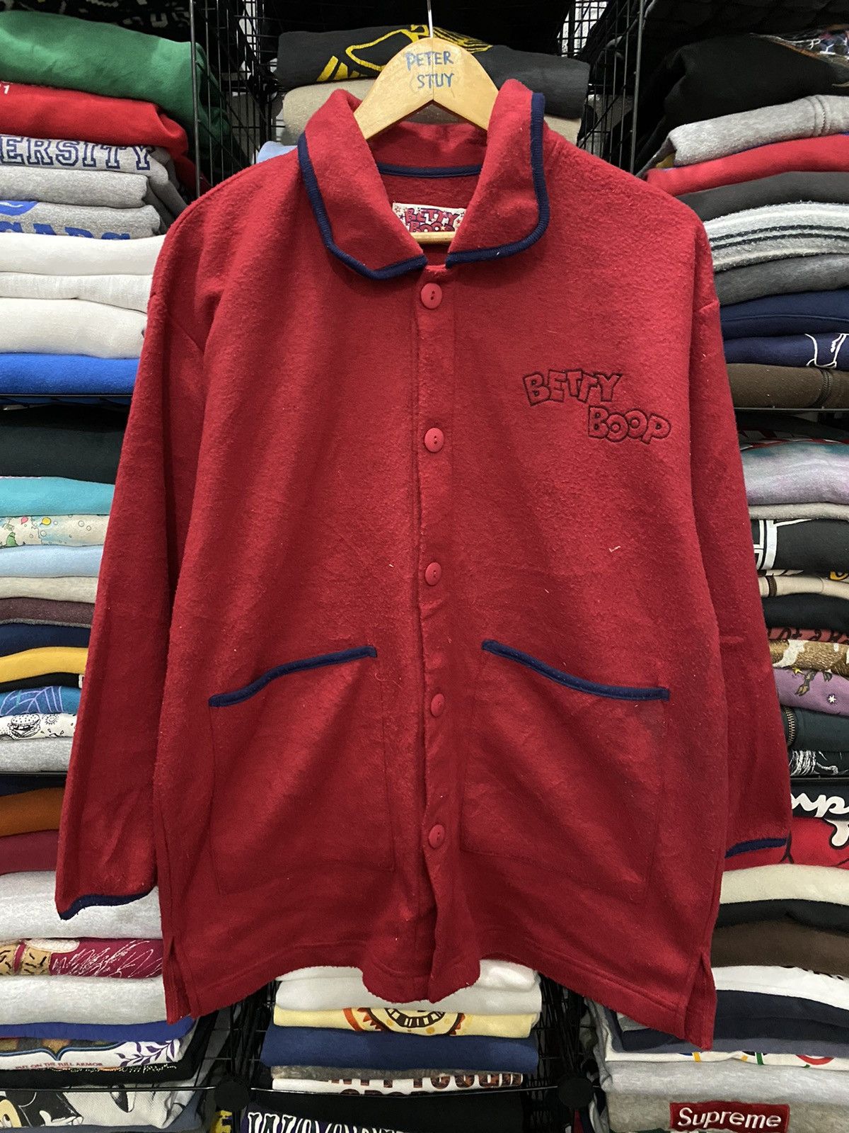 Anime × Cartoon Network × Vintage Vintage Betty Boop Fleece Jacket Size US L / EU 52-54 / 3 - 2 Thumbnail