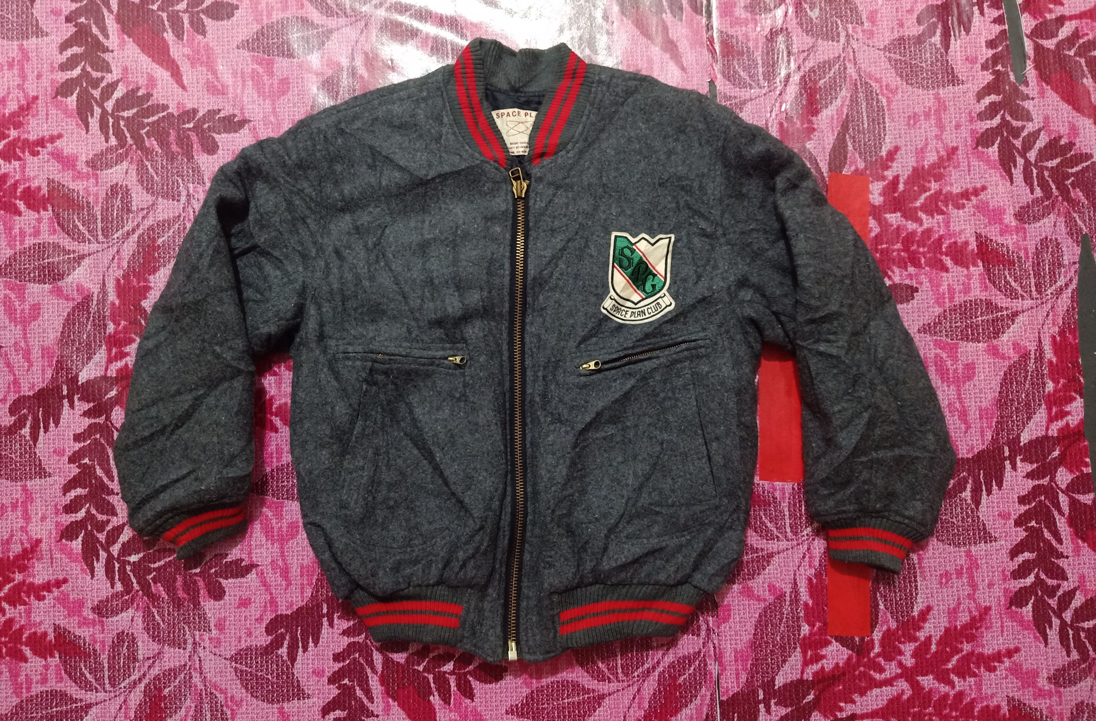 Designer × Japanese Brand Rare!! Vintage Space Plan Club 1985 United Kingdom Jacket Size US M / EU 48-50 / 2 - 2 Thumbnail