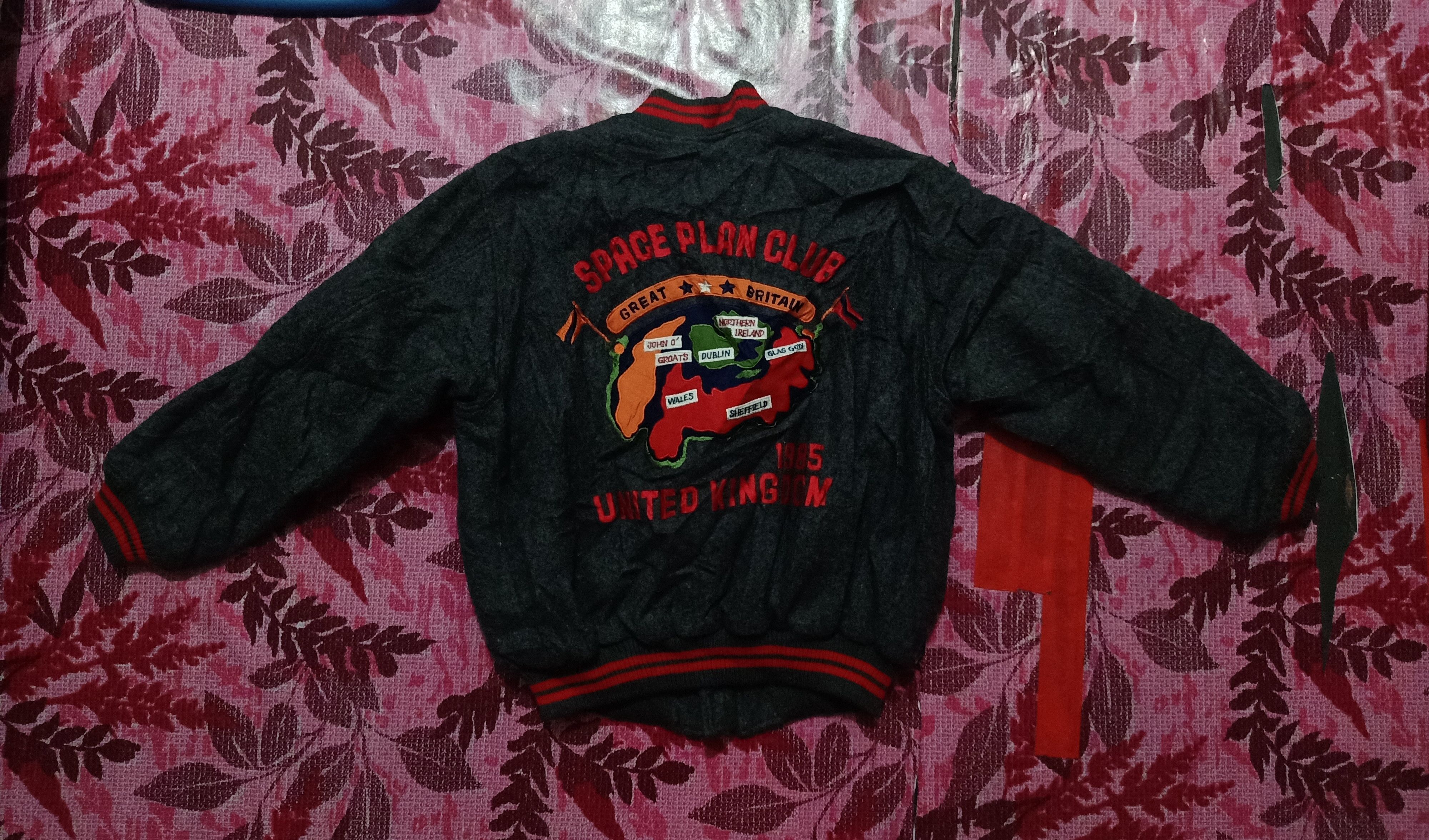 Designer × Japanese Brand Rare!! Vintage Space Plan Club 1985 United Kingdom Jacket Size US M / EU 48-50 / 2 - 1 Thumbnail