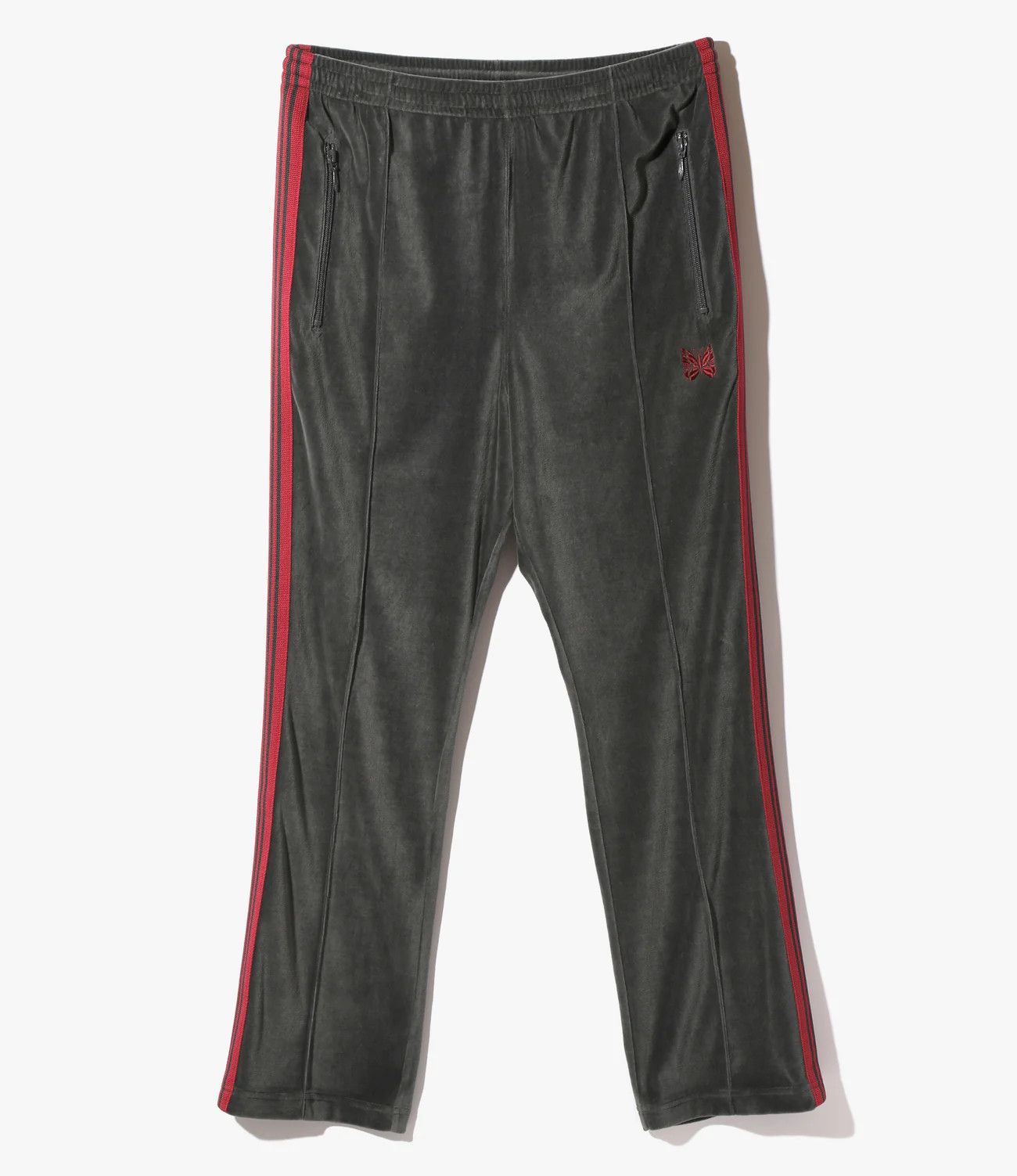 Needles 2023 Spring Summer Velour Narrow Track Pants