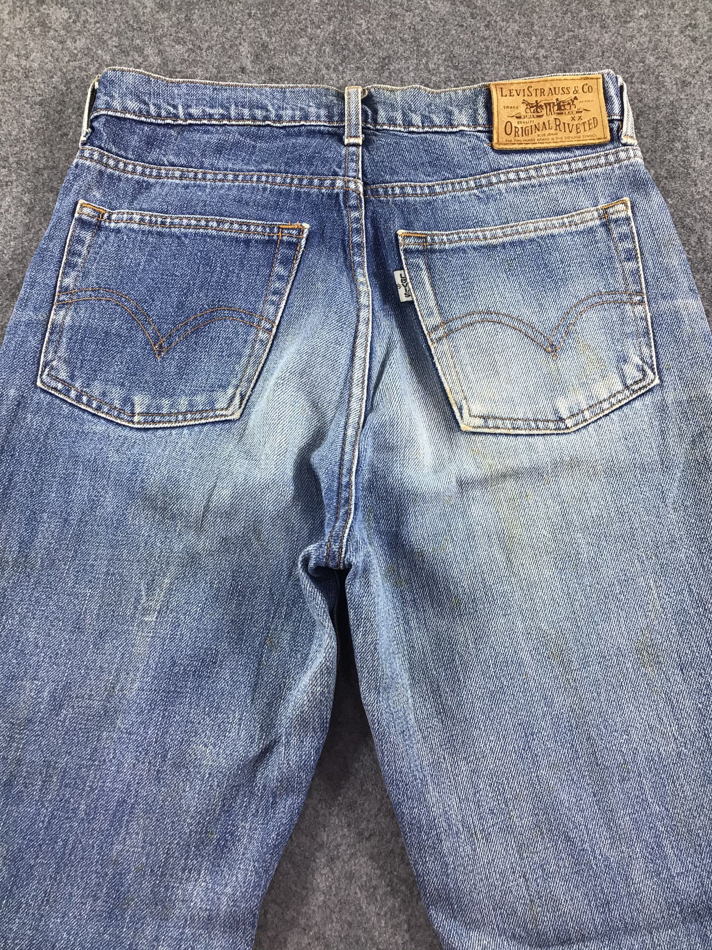 Levi's Vintage Blue Wash Levis Jeans-JM029 Size US 31 - 3 Thumbnail