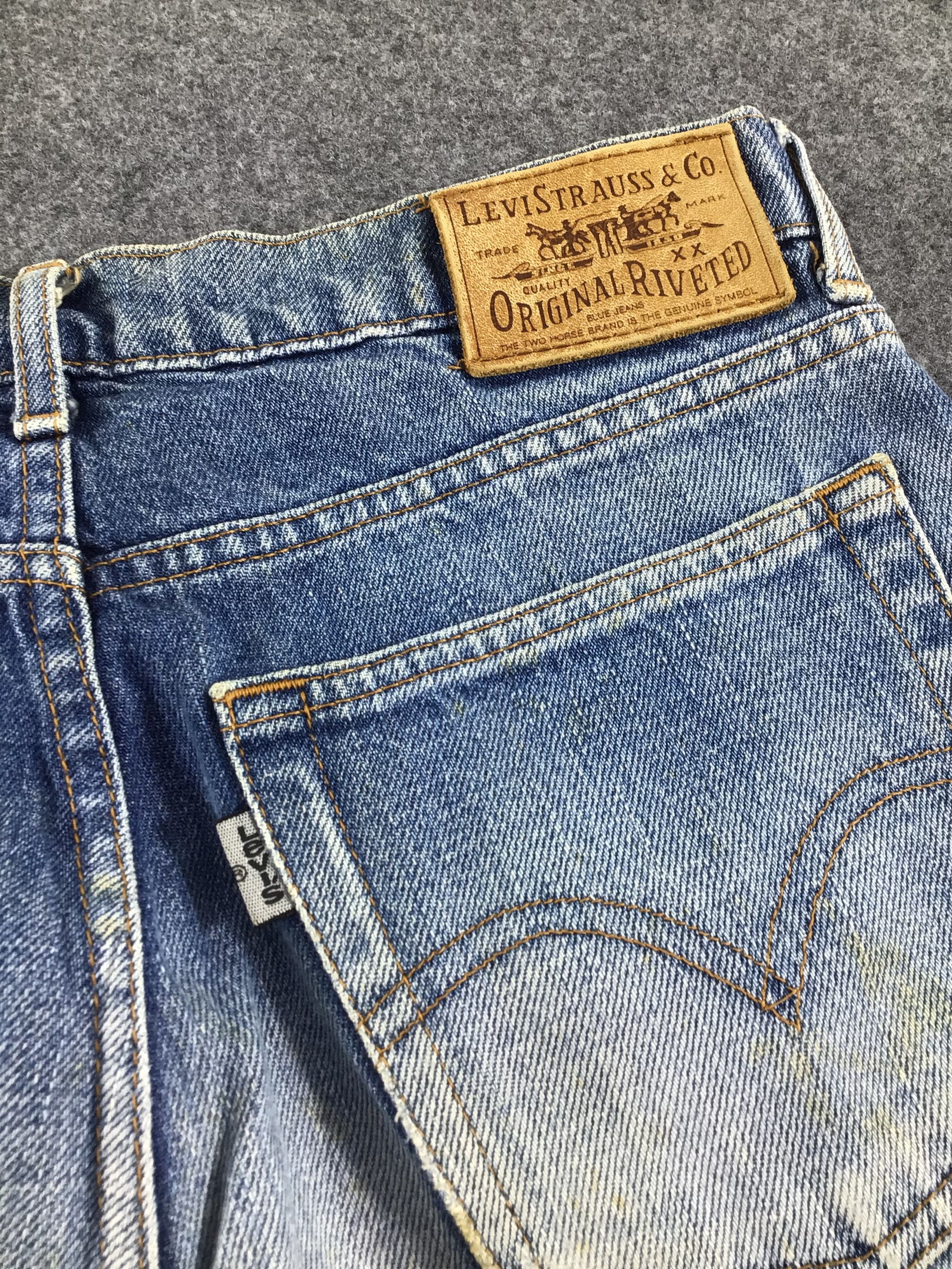 Levi's Vintage Blue Wash Levis Jeans-JM029 Size US 31 - 4 Thumbnail