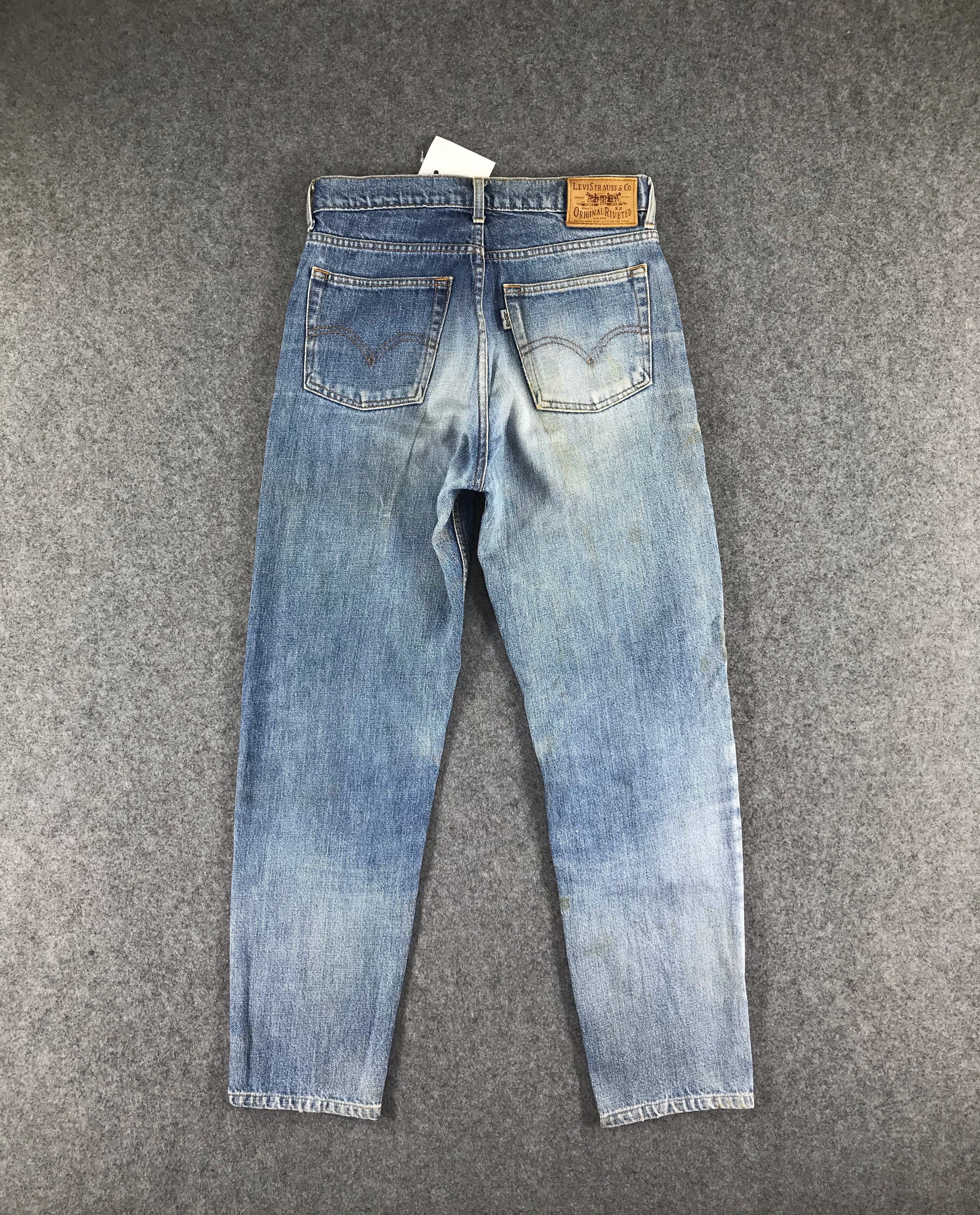 Levi's Vintage Blue Wash Levis Jeans-JM029 Size US 31 - 2 Thumbnail