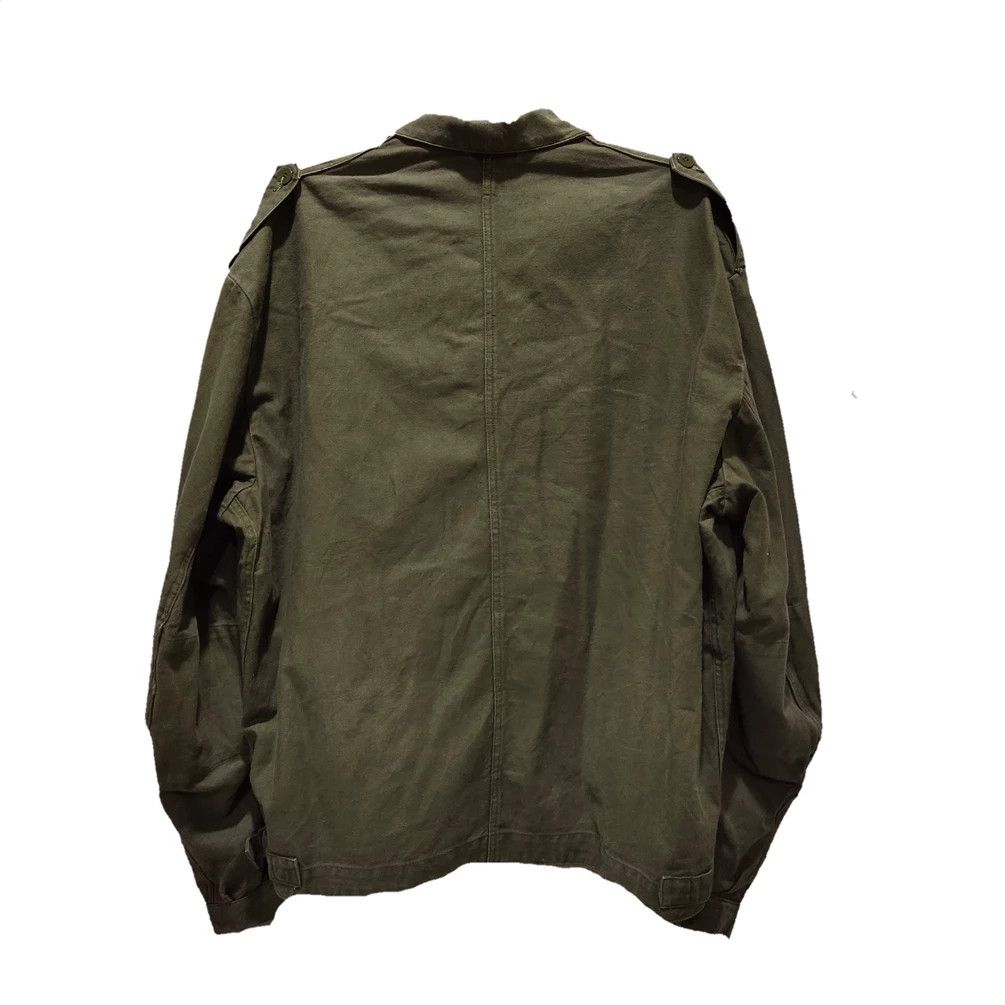 Vintage Vintage Swedish Army Long Sleeve Shirts Button Up Size US XL / EU 56 / 4 - 2 Thumbnail