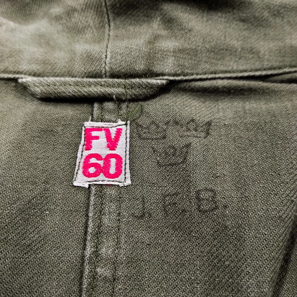 Vintage Vintage Swedish Army Long Sleeve Shirts Button Up Size US XL / EU 56 / 4 - 3 Thumbnail