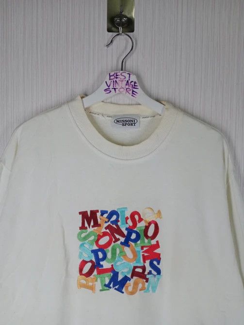 Missoni Vintage Missoni Sport Spell Out Rainbow Embrodery Size US L / EU 52-54 / 3 - 1 Thumbnail