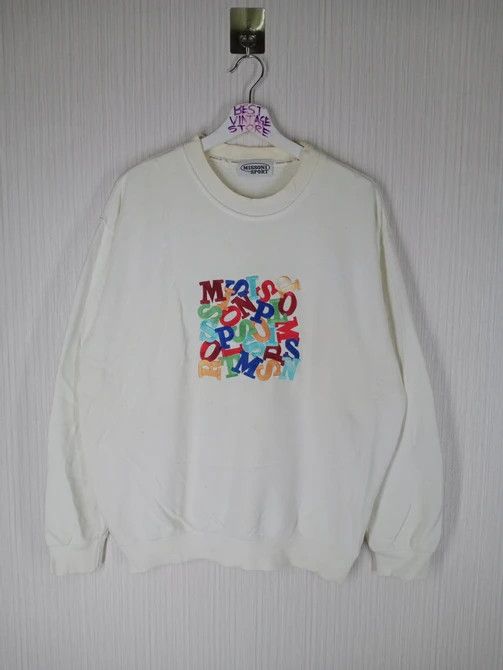 Missoni Vintage Missoni Sport Spell Out Rainbow Embrodery Size US L / EU 52-54 / 3 - 2 Thumbnail