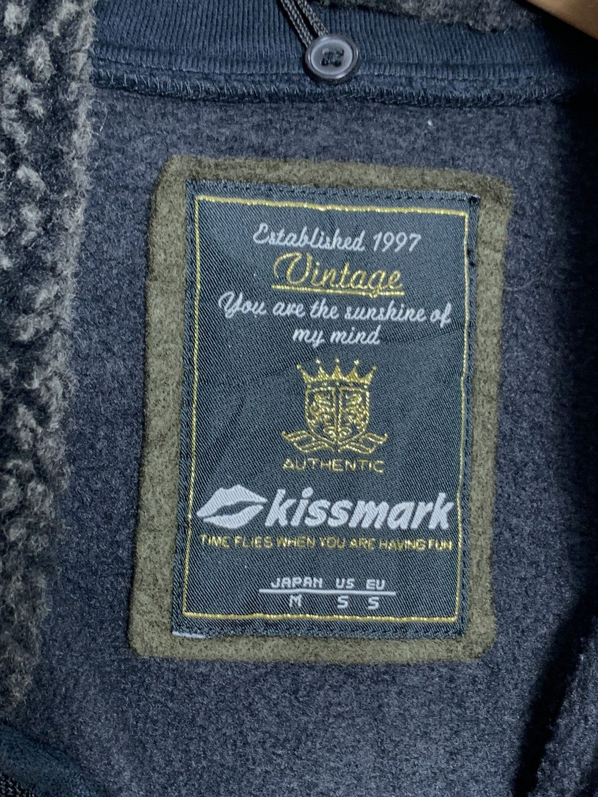 Japanese Brand Kissmark Military Army Sweater Zipper Jacket Size US M / EU 48-50 / 2 - 10 Thumbnail