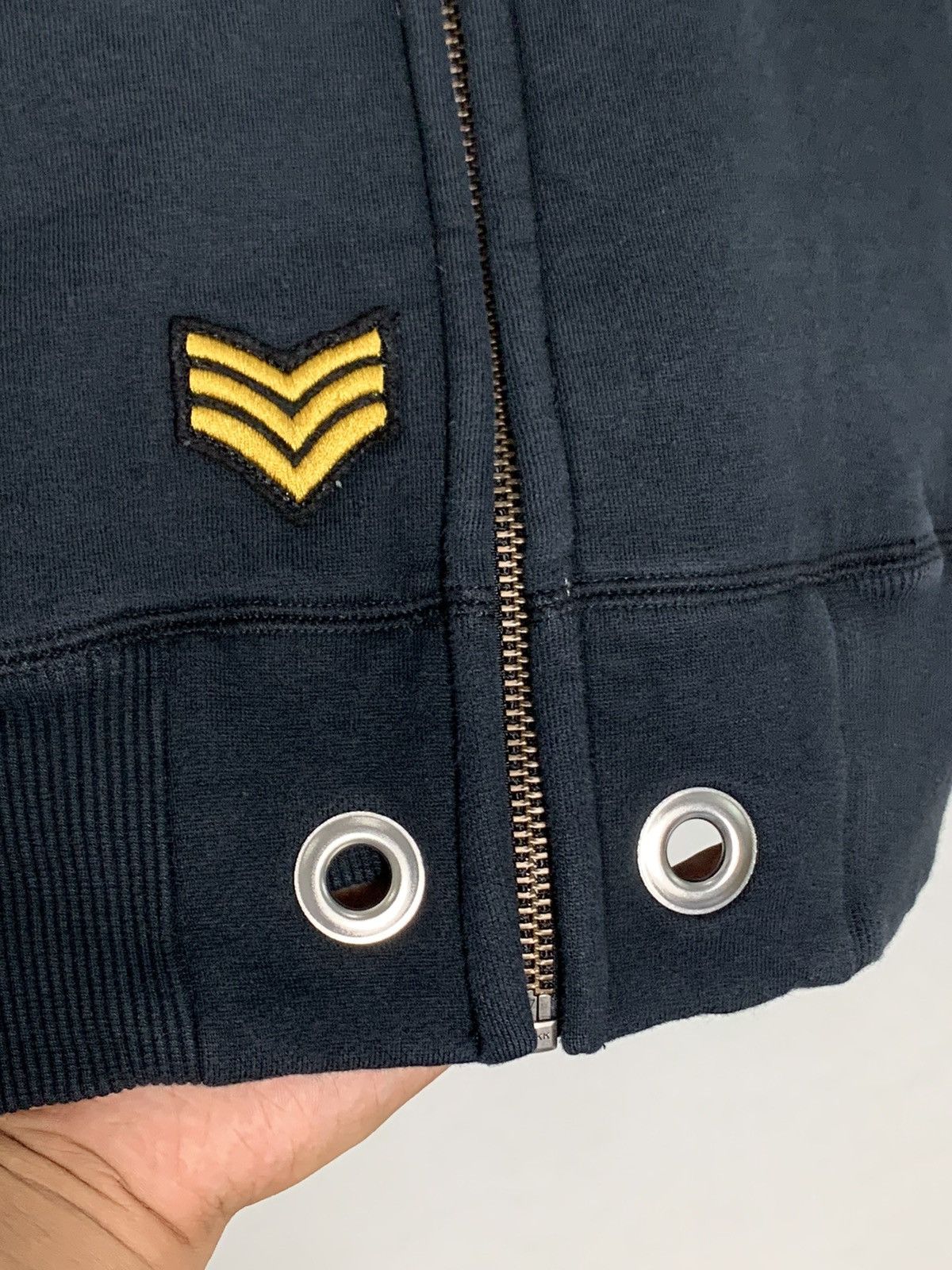 Japanese Brand Kissmark Military Army Sweater Zipper Jacket Size US M / EU 48-50 / 2 - 4 Thumbnail