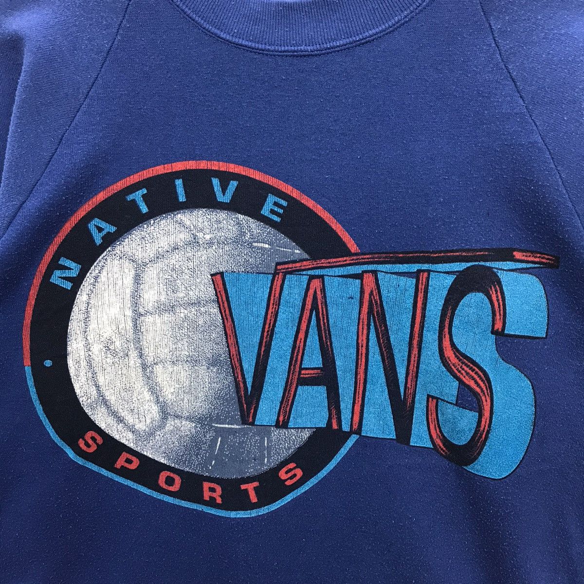 Vans × Vintage Rare!! Vintage Vans Sweatshirt Size US M / EU 48-50 / 2 - 4 Thumbnail