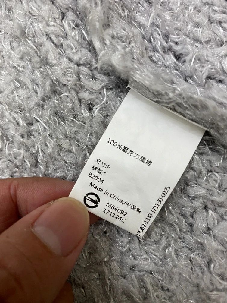 Japanese Brand × Vintage Vintage Japanese Brand Shag Shaggy Mohair Knitwear Cardigan Size US L / EU 52-54 / 3 - 11 Thumbnail