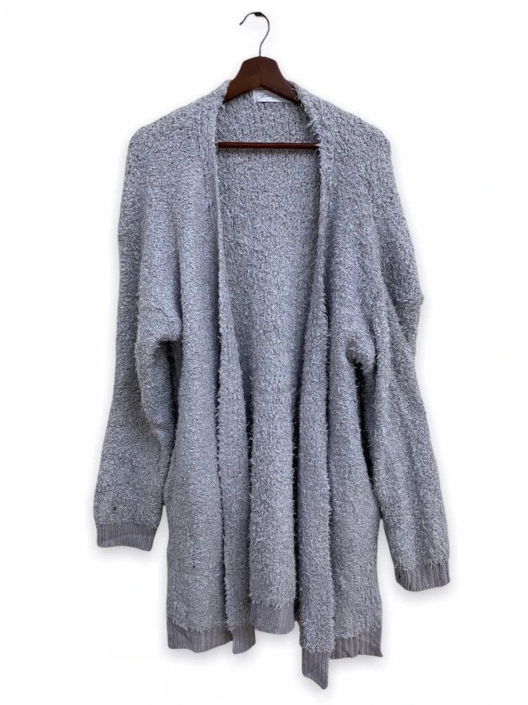 Japanese Brand × Vintage Vintage Japanese Brand Shag Shaggy Mohair Knitwear Cardigan Size US L / EU 52-54 / 3 - 8 Thumbnail