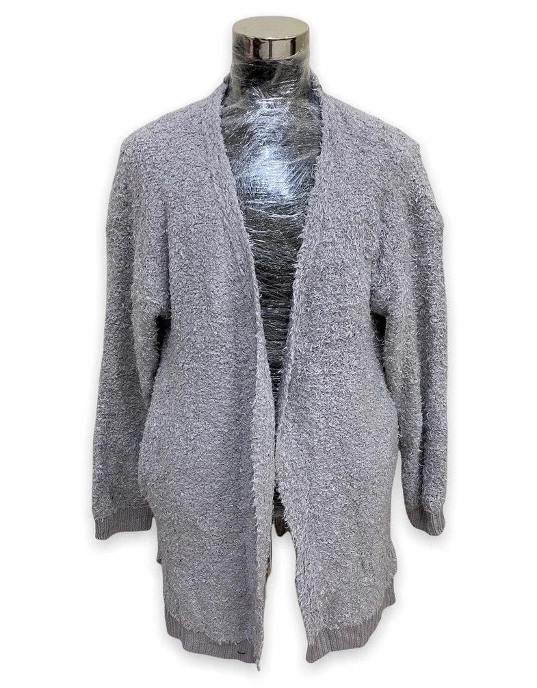 Japanese Brand × Vintage Vintage Japanese Brand Shag Shaggy Mohair Knitwear Cardigan Size US L / EU 52-54 / 3 - 3 Thumbnail