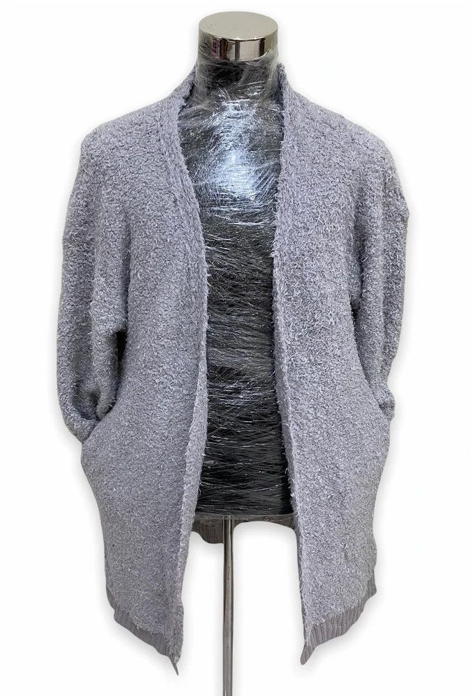 Japanese Brand × Vintage Vintage Japanese Brand Shag Shaggy Mohair Knitwear Cardigan Size US L / EU 52-54 / 3 - 2 Thumbnail
