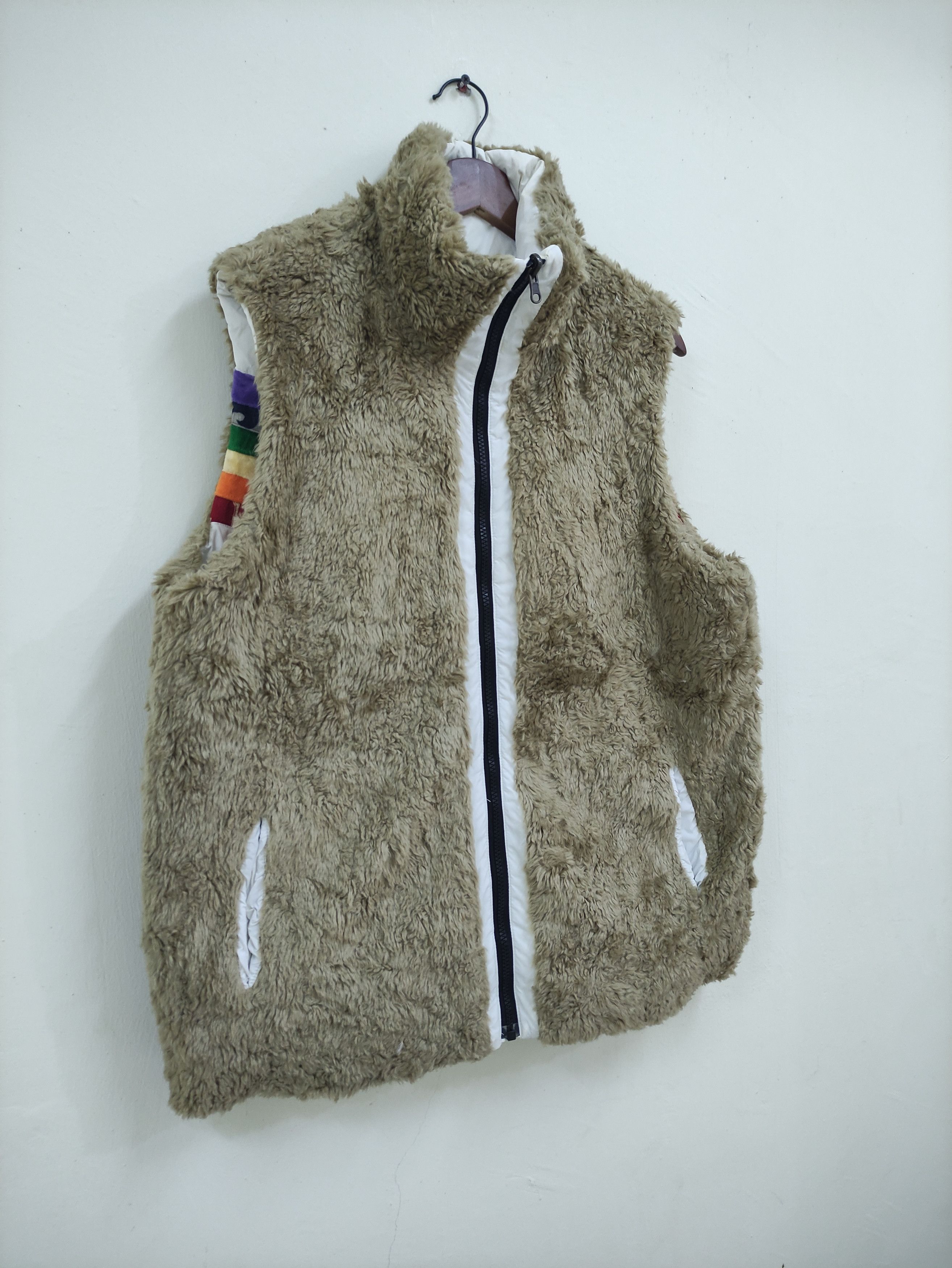 Other × Rainbow × Vintage Vintage Vest Reversible Jacket Size US L / EU 52-54 / 3 - 5 Thumbnail