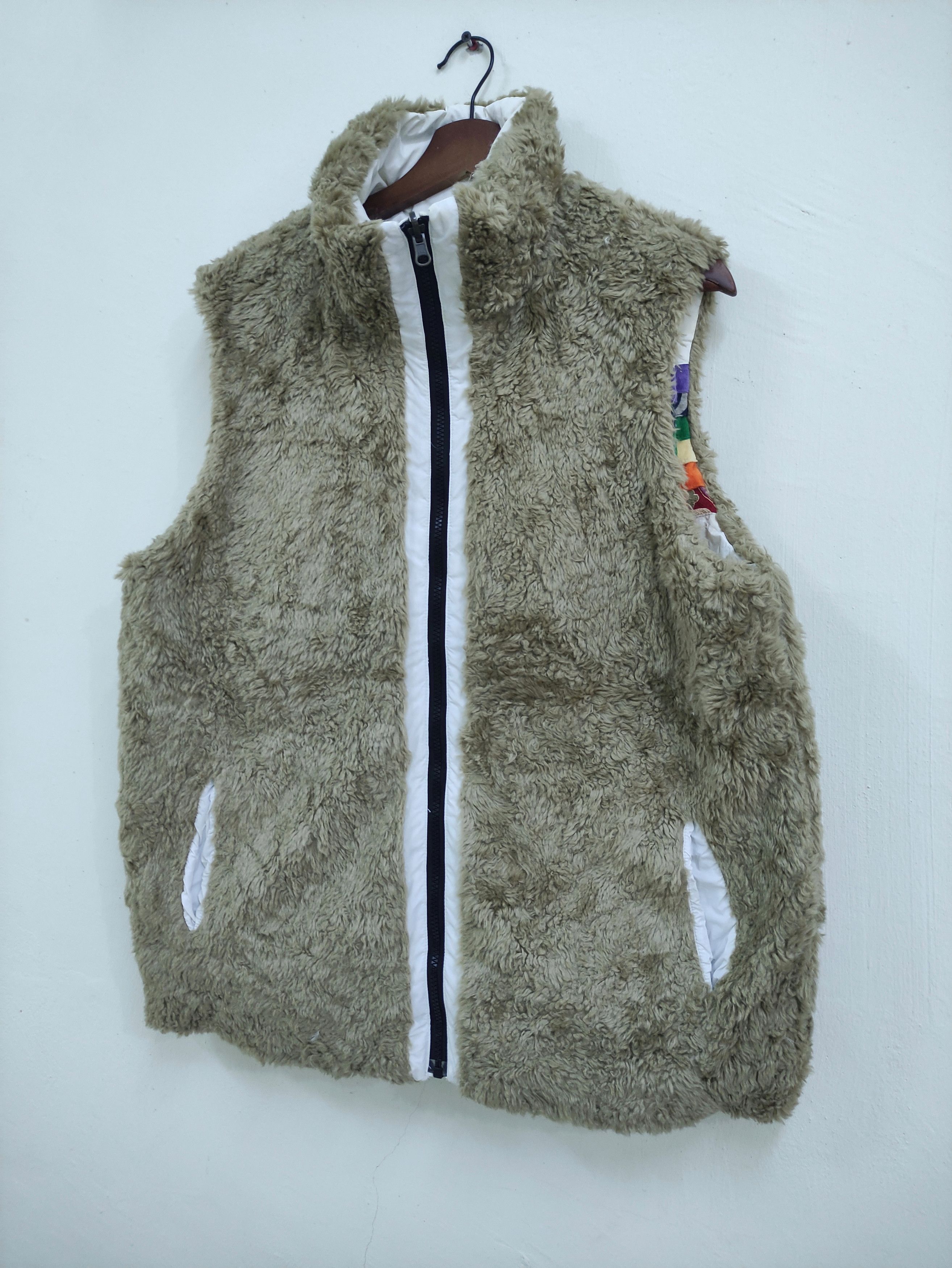 Other × Rainbow × Vintage Vintage Vest Reversible Jacket Size US L / EU 52-54 / 3 - 6 Thumbnail
