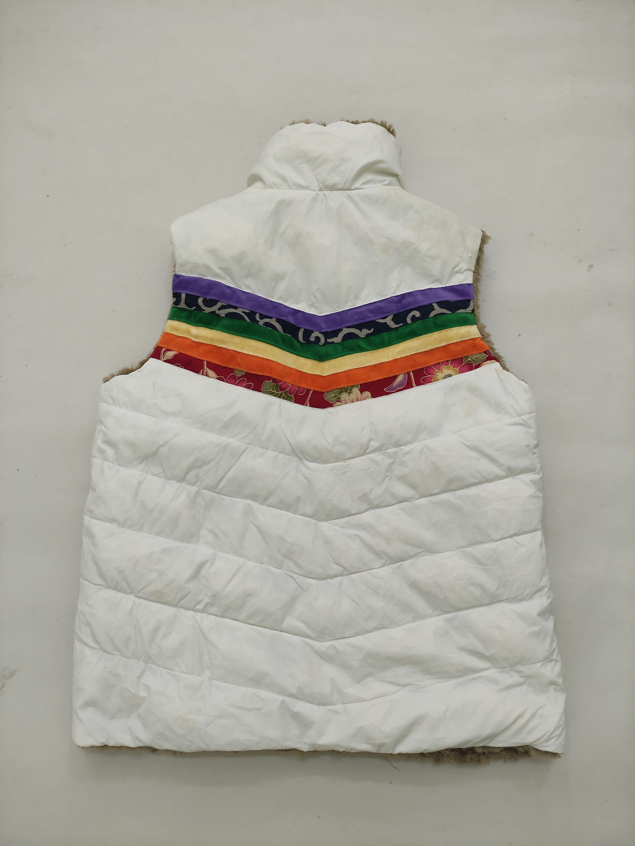 Other × Rainbow × Vintage Vintage Vest Reversible Jacket Size US L / EU 52-54 / 3 - 10 Thumbnail