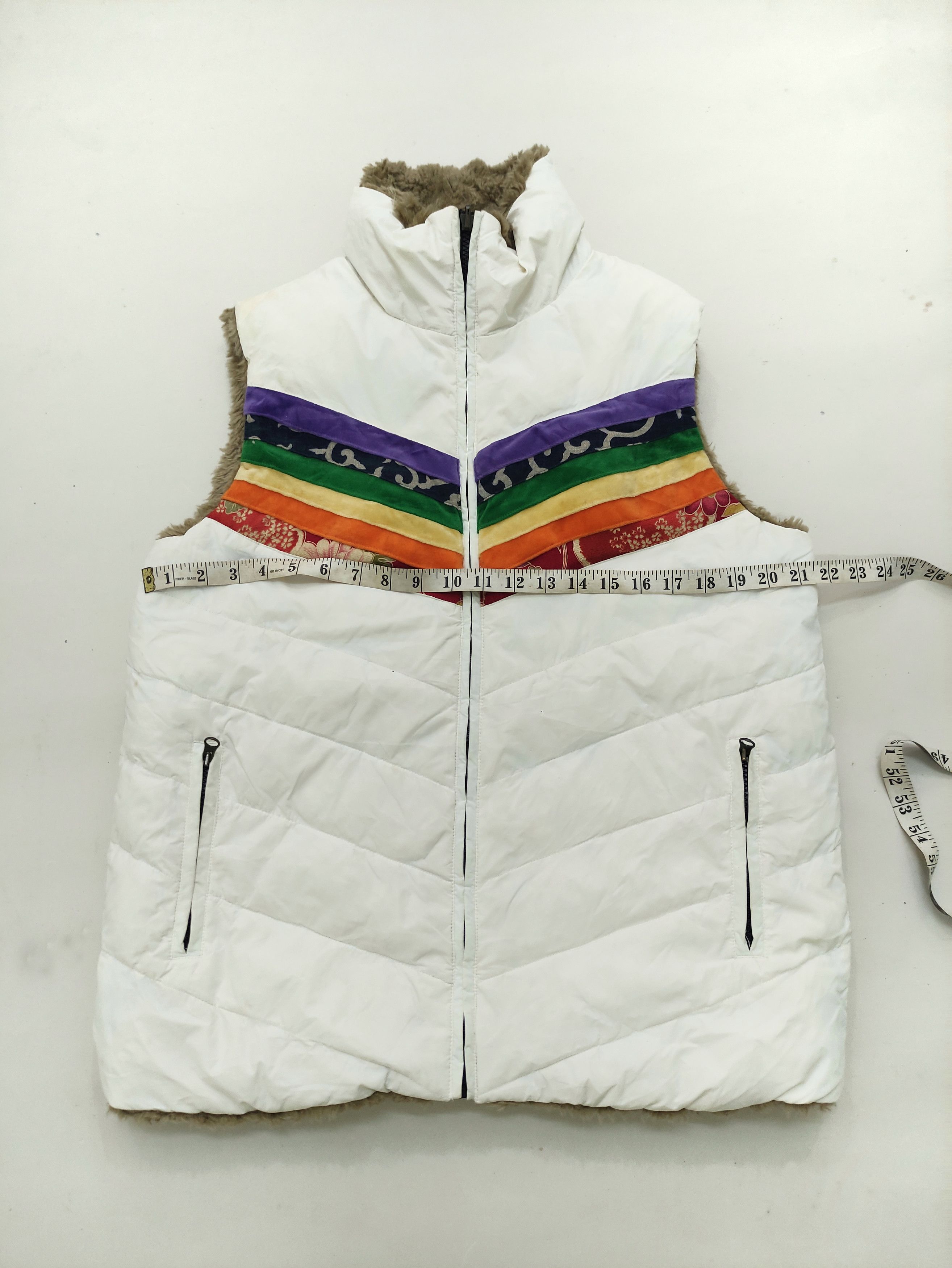 Other × Rainbow × Vintage Vintage Vest Reversible Jacket Size US L / EU 52-54 / 3 - 8 Thumbnail