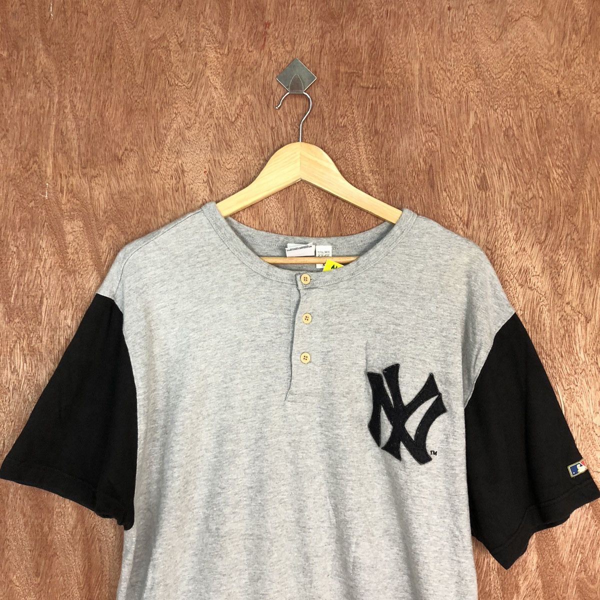 New York Yankees DLL Cooperstown new york yankees Grey NY Tshirt #2052 Size US L / EU 52-54 / 3 - 7 Thumbnail