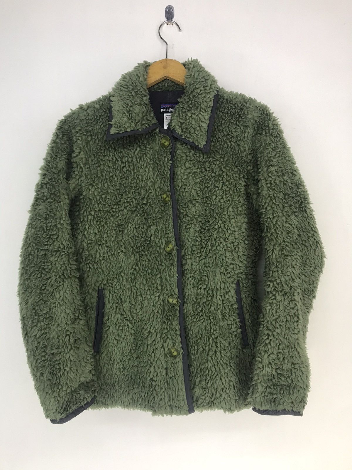 image of Outdoor Life x Patagonia Alder Creek Sherpa Women’S Jacket in Green, Women's (Size Small)