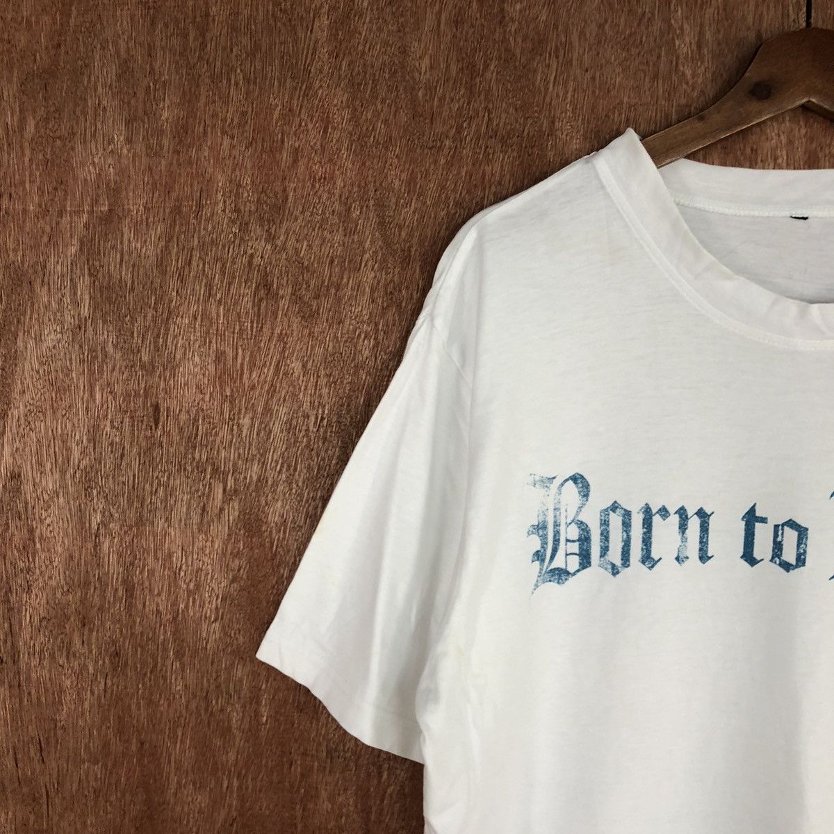 Japanese Brand DLL Born To Lost skull White Short Sleeve Tshirt #2064 Size US M / EU 48-50 / 2 - 5 Thumbnail