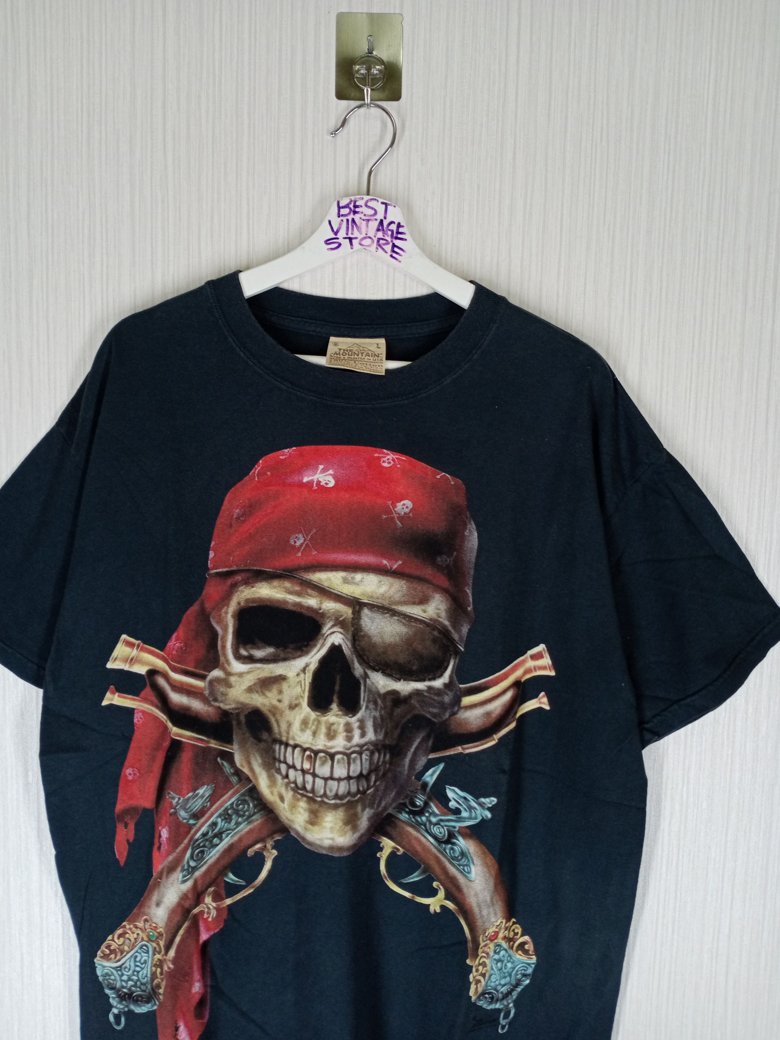 The Mountain Vintage The Mountain Art Pirates Big Logo T-shirt Size US L / EU 52-54 / 3 - 4 Thumbnail