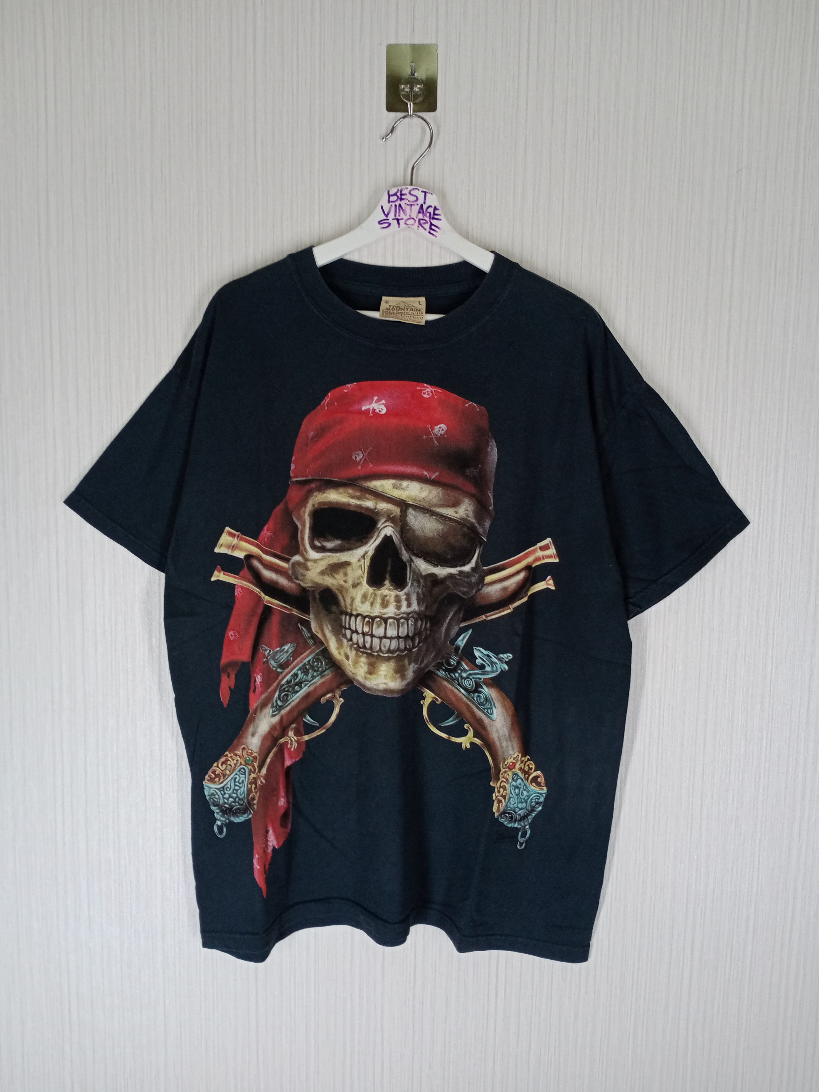 The Mountain Vintage The Mountain Art Pirates Big Logo T-shirt Size US L / EU 52-54 / 3 - 1 Thumbnail