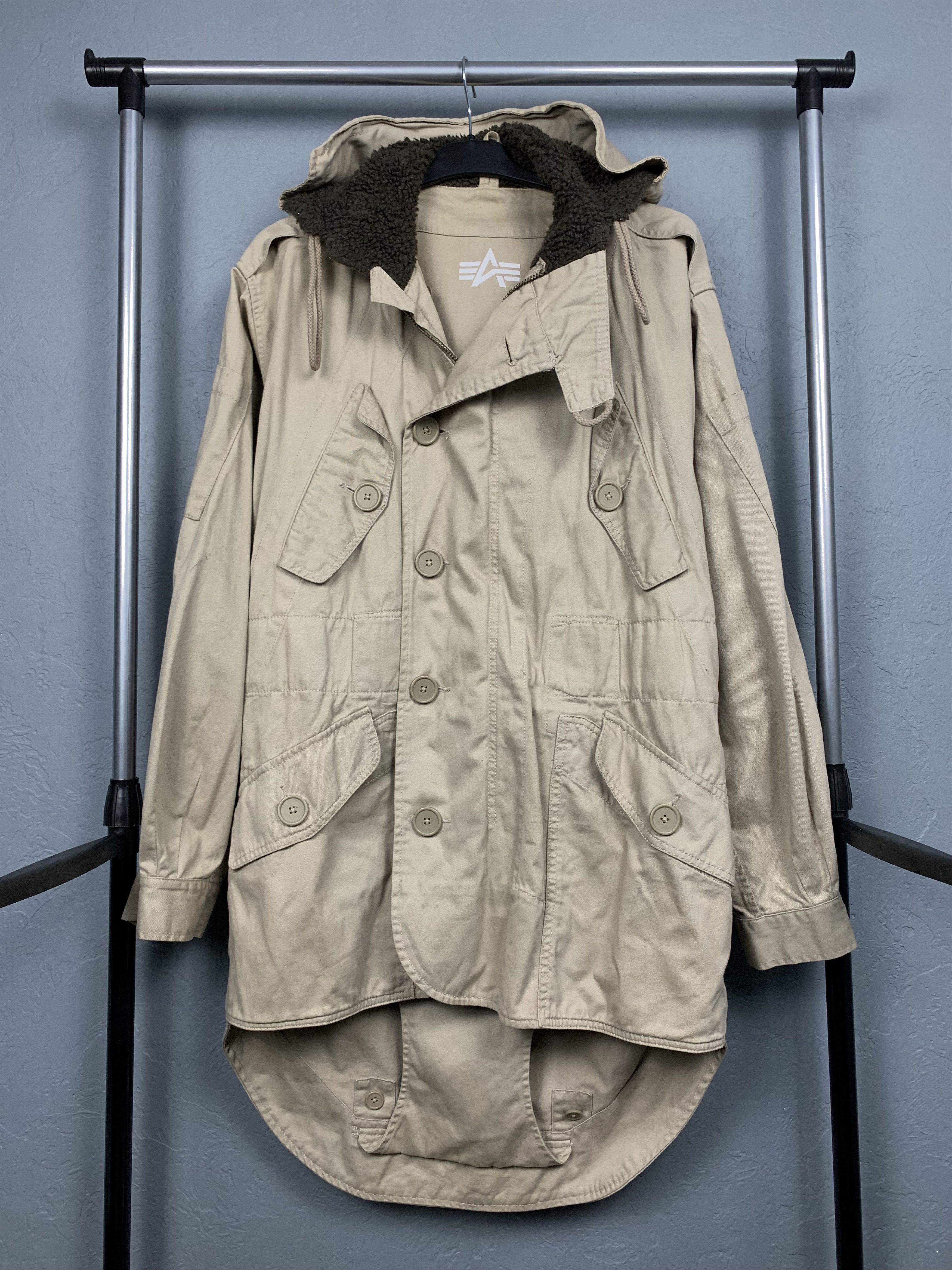 Alpha Industries Vintage Mens Fishtail Parka Jacket