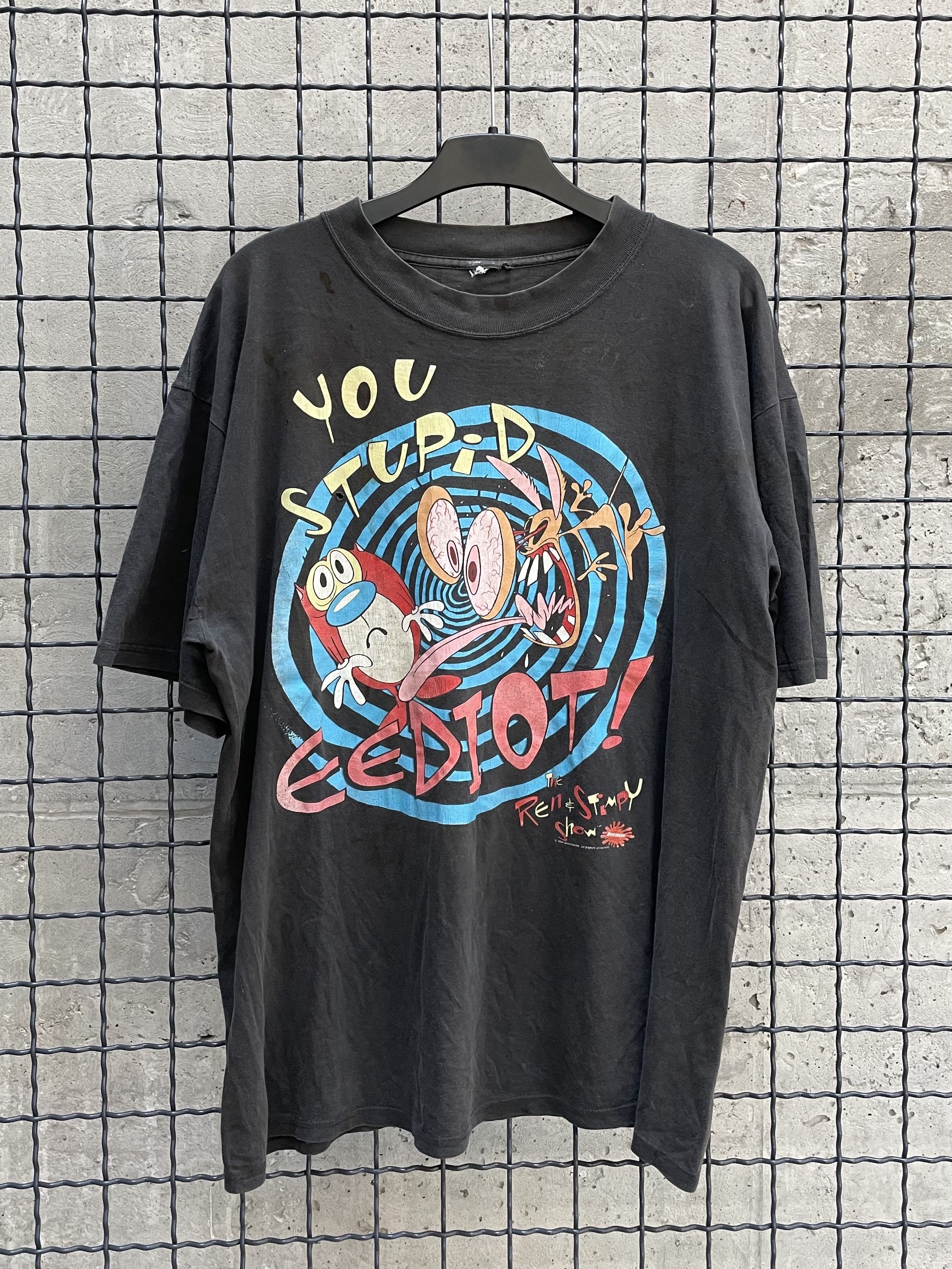 Cartoon Network Vintage 1994 Nickelodeon The Ren & Stimpy Show T-shirt Size US XL / EU 56 / 4 - 1 Thumbnail