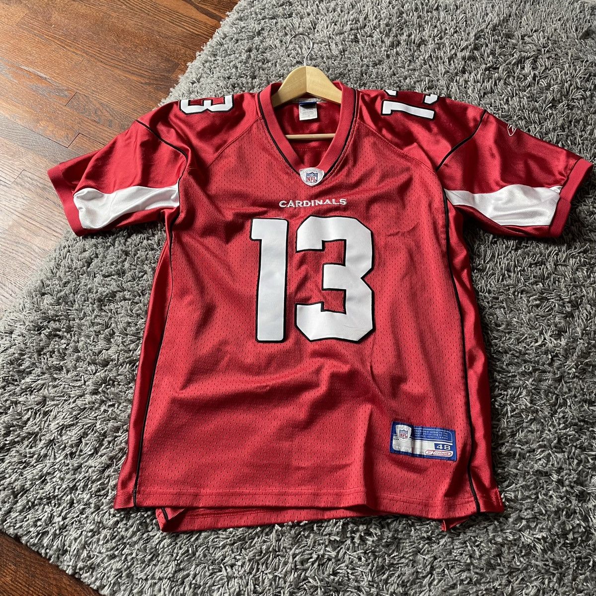 Arizona Cardinals Kurt Warner #13 NFL FOOTBALL Reebok Size 2XL XXL Jersey!