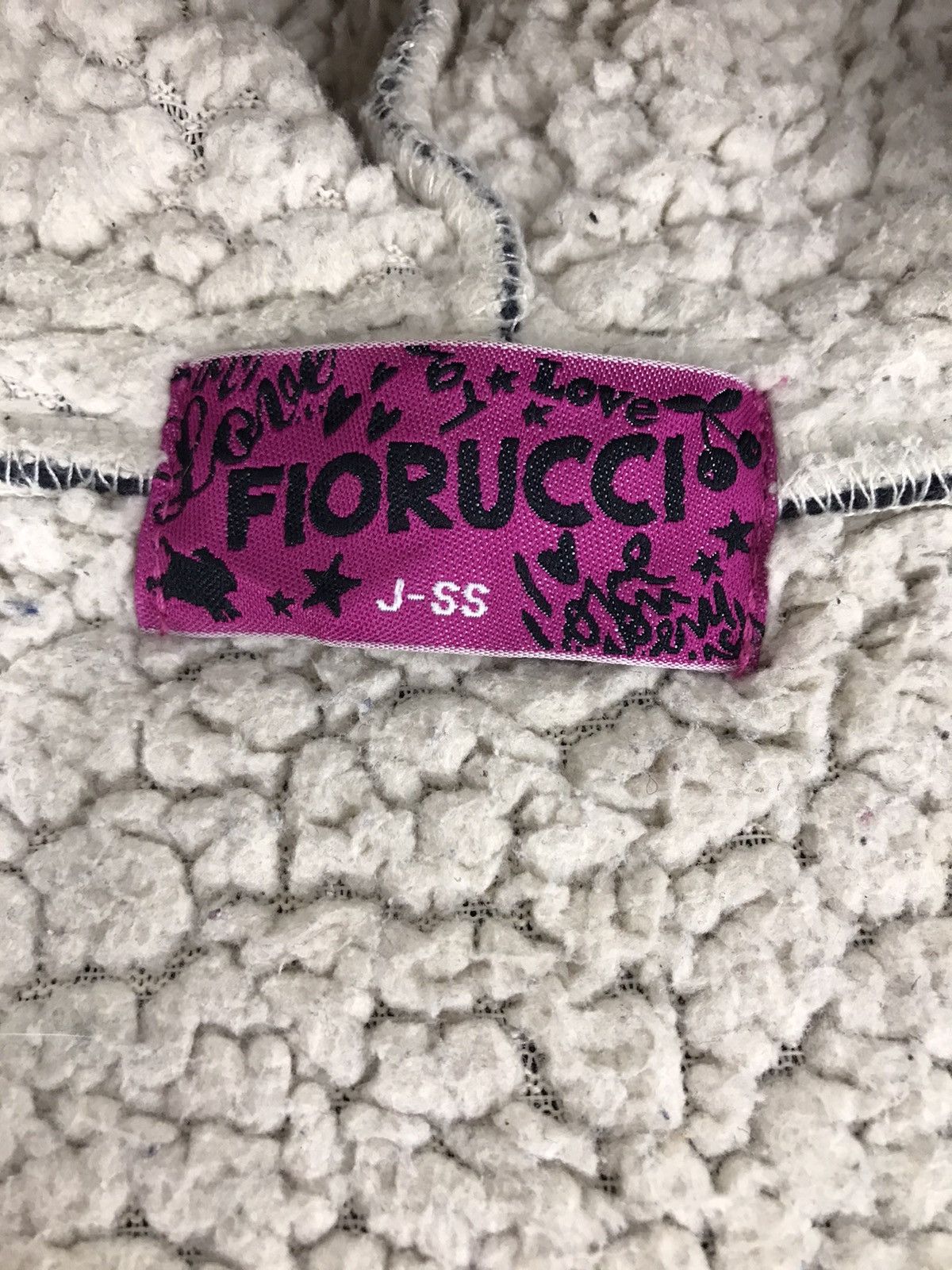 Fiorucci × Vintage Fiorucci Hoodies Embroidery Logo Sherpa Inner Size S / US 4 / IT 40 - 5 Thumbnail