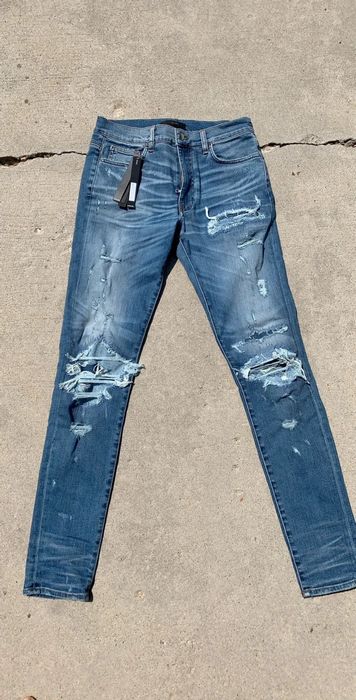 Amiri super repair store jeans