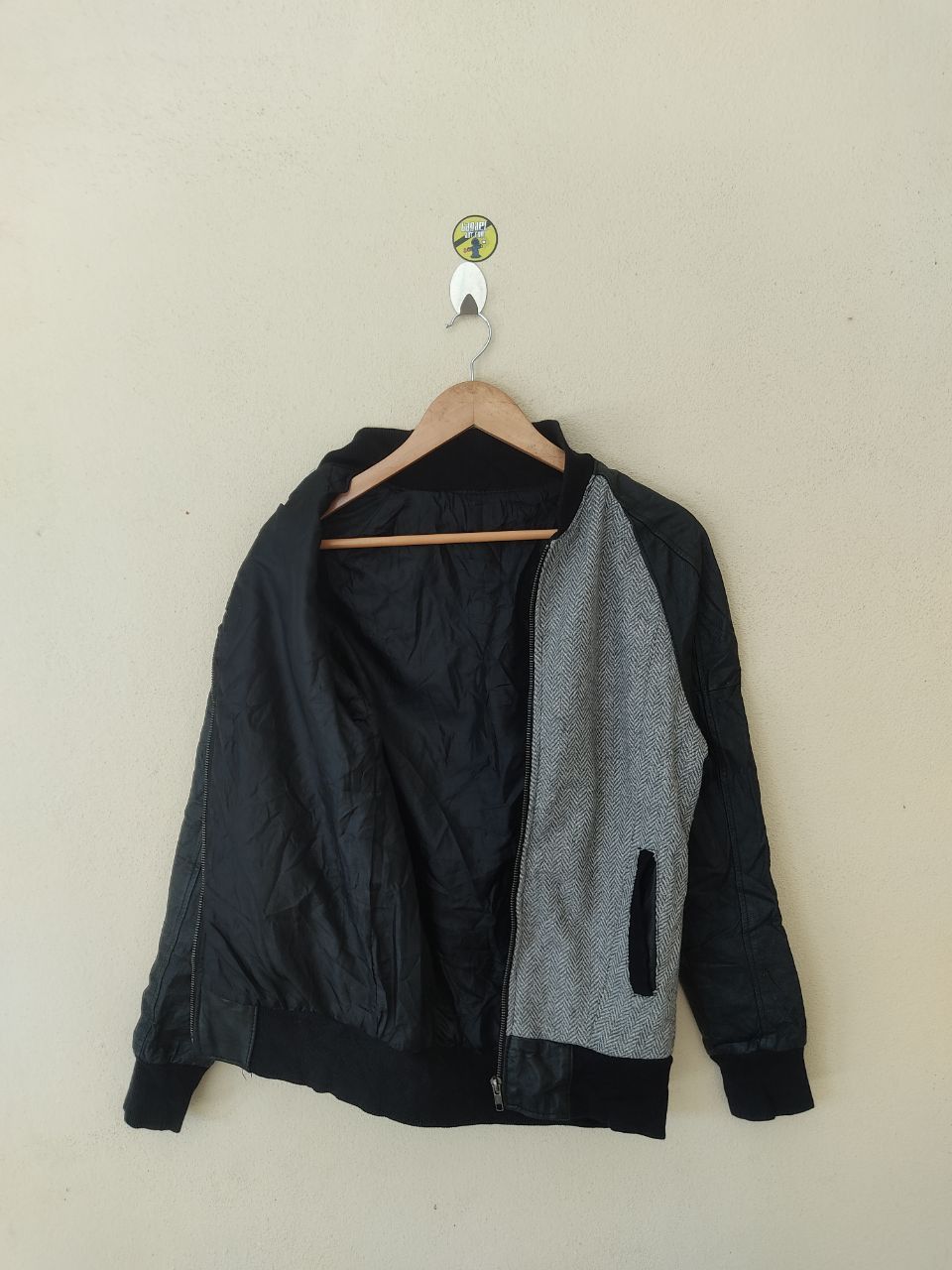 Genuine Leather × Vintage VINTAGE GENUINE LEATHER SLEEVES BOMBERS Size US M / EU 48-50 / 2 - 3 Thumbnail