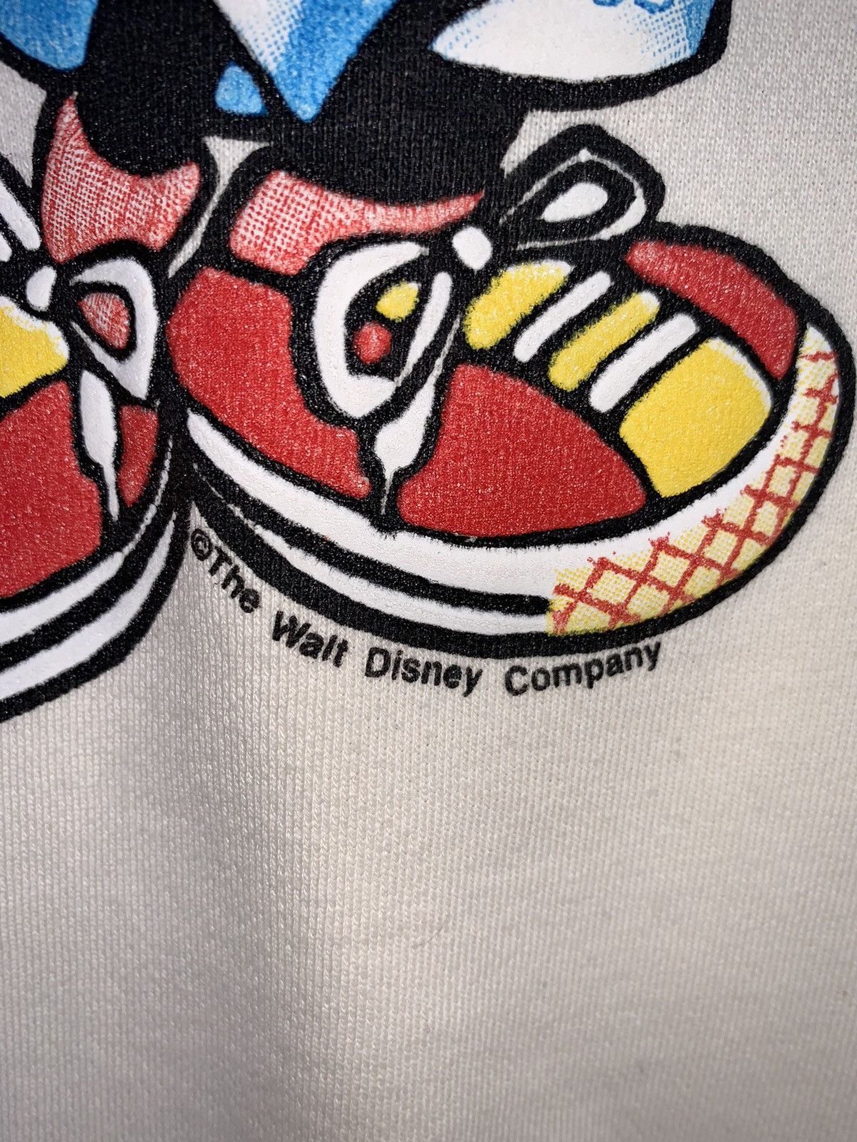 Disney × Mickey Mouse Vintage 90s Disney Mickey Mouse Rubber Print Sweatshirt Size US M / EU 48-50 / 2 - 4 Thumbnail